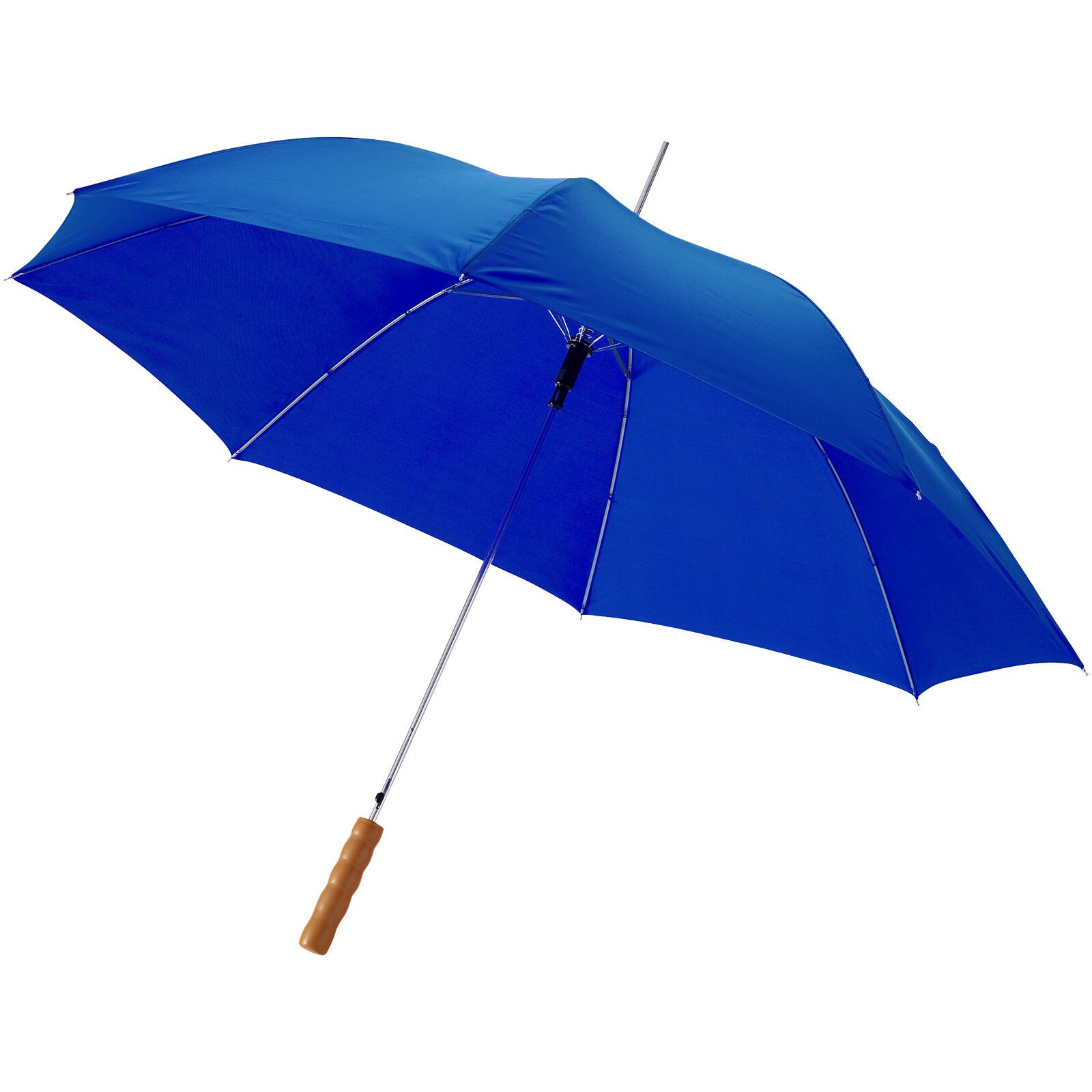 Lisa 23" Automatikregenschirm mit Holzgriff - royalblau-180