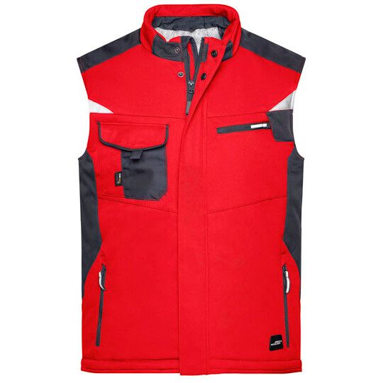 Craftsmen Softshell Vest -STRONG- für Herren - white - carbon-253