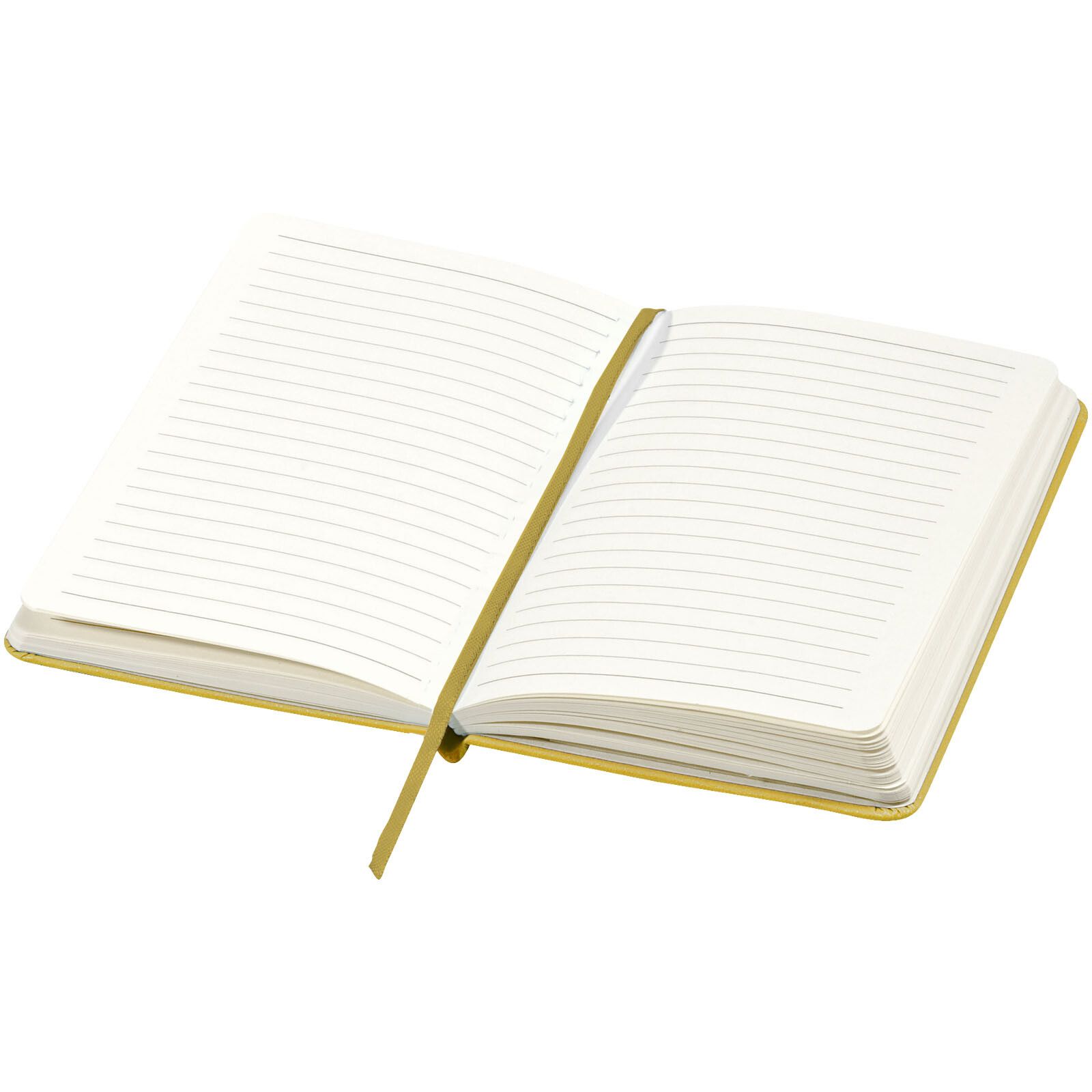Classic A5 Hard Cover Notizbuch - gelb-764