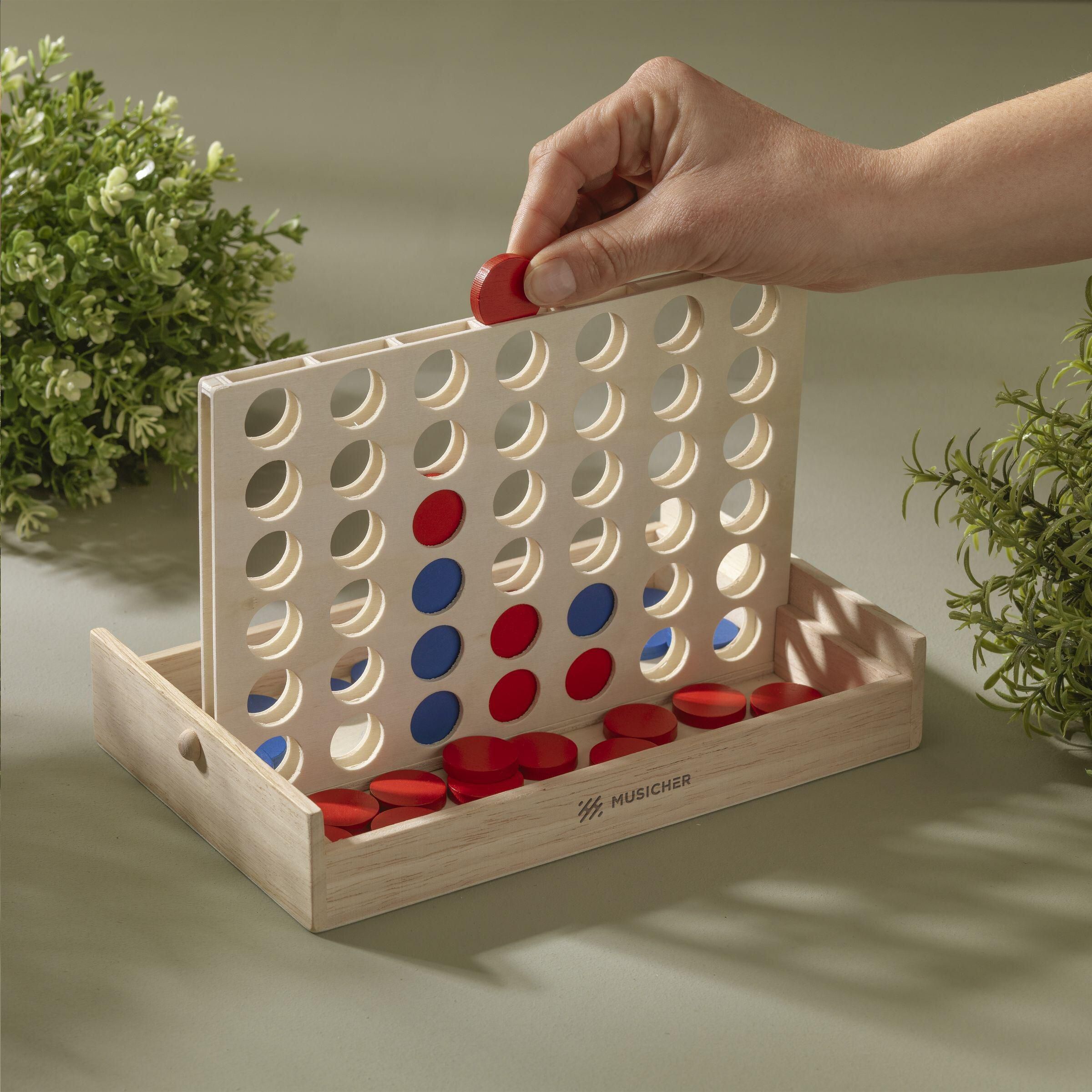 Four Wins Game Spiel - holz-302