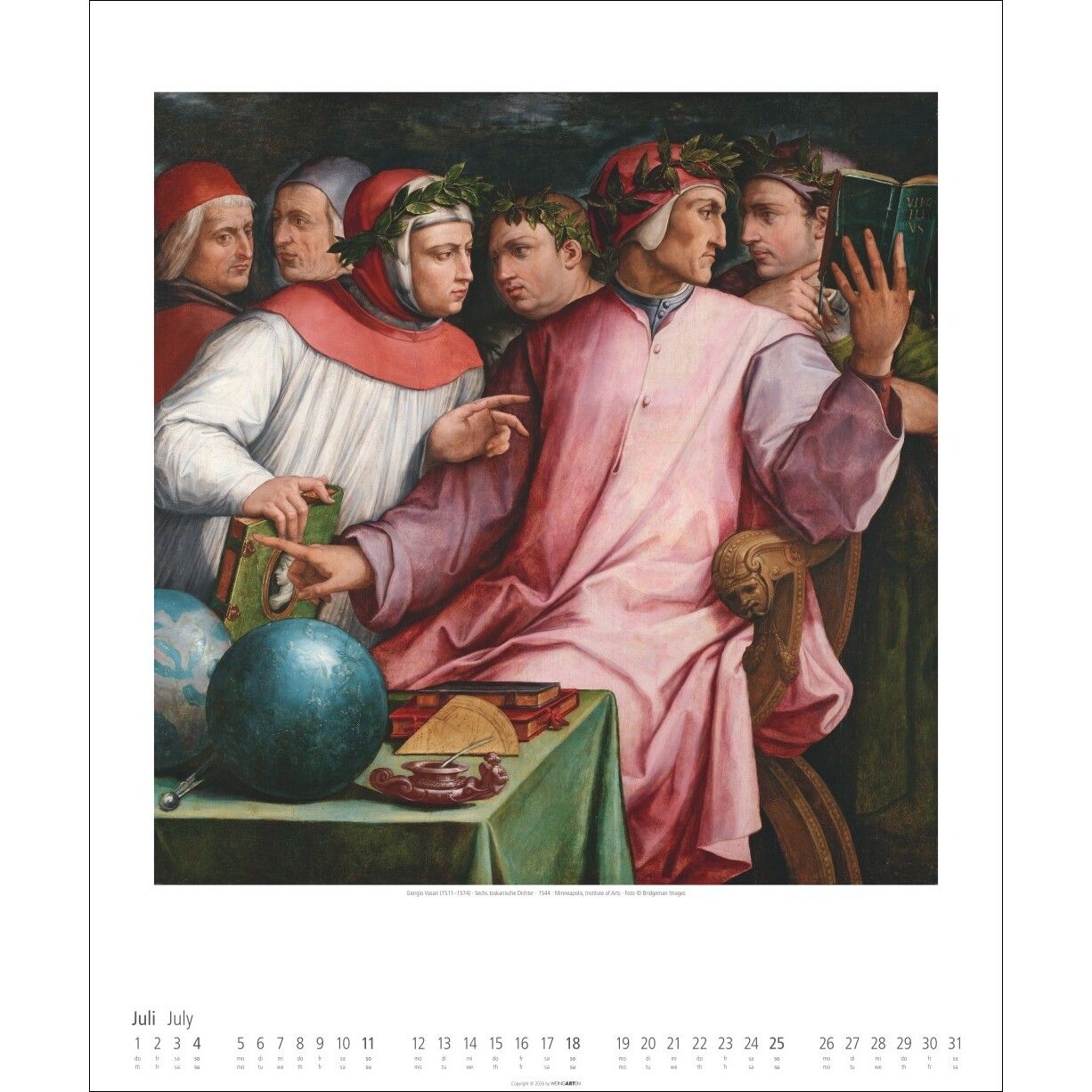 Italienische Meister - Kunst & Kultur Kalender-690