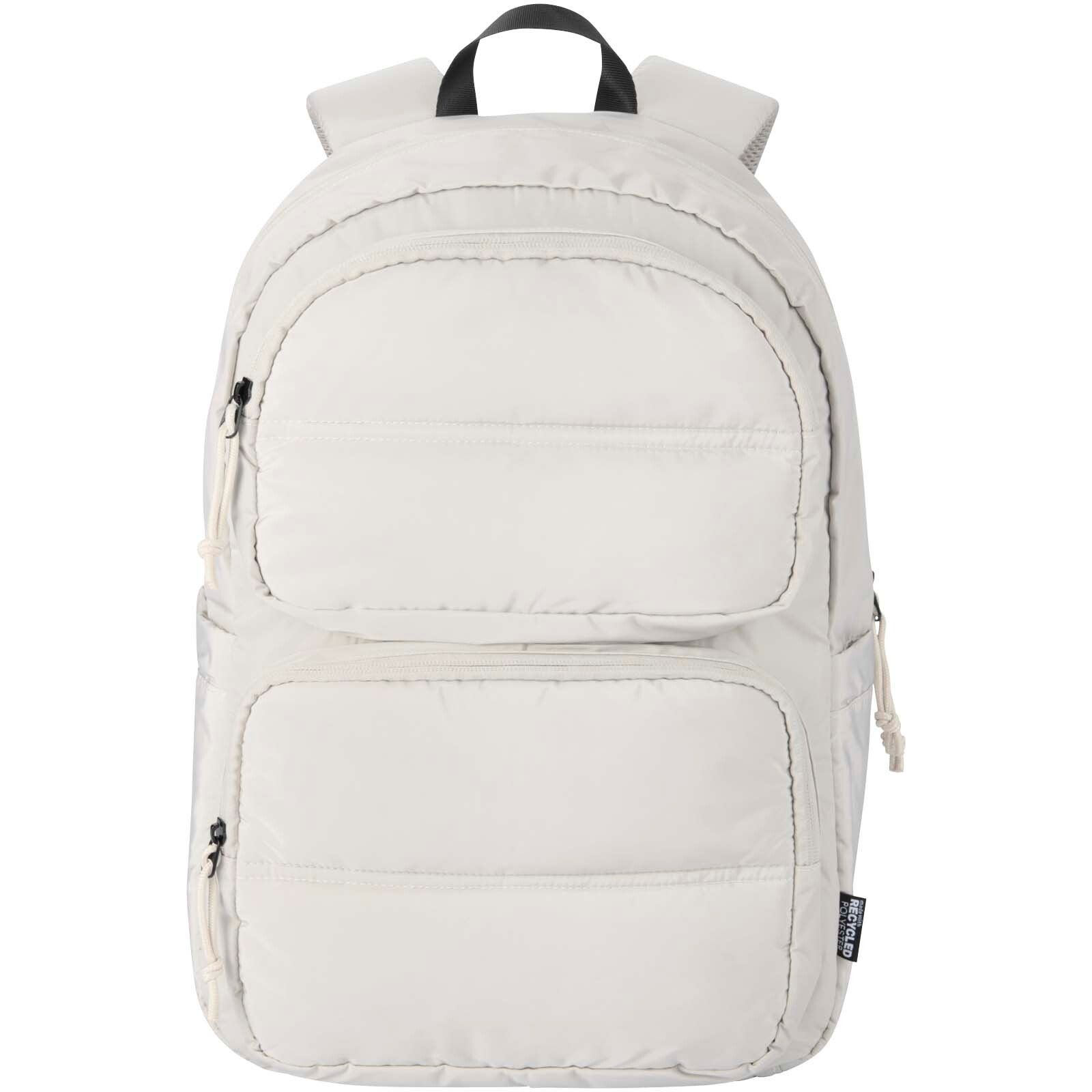 Puffer 15,6" GRS recycelter Laptoprucksack 18L - sandstone-614