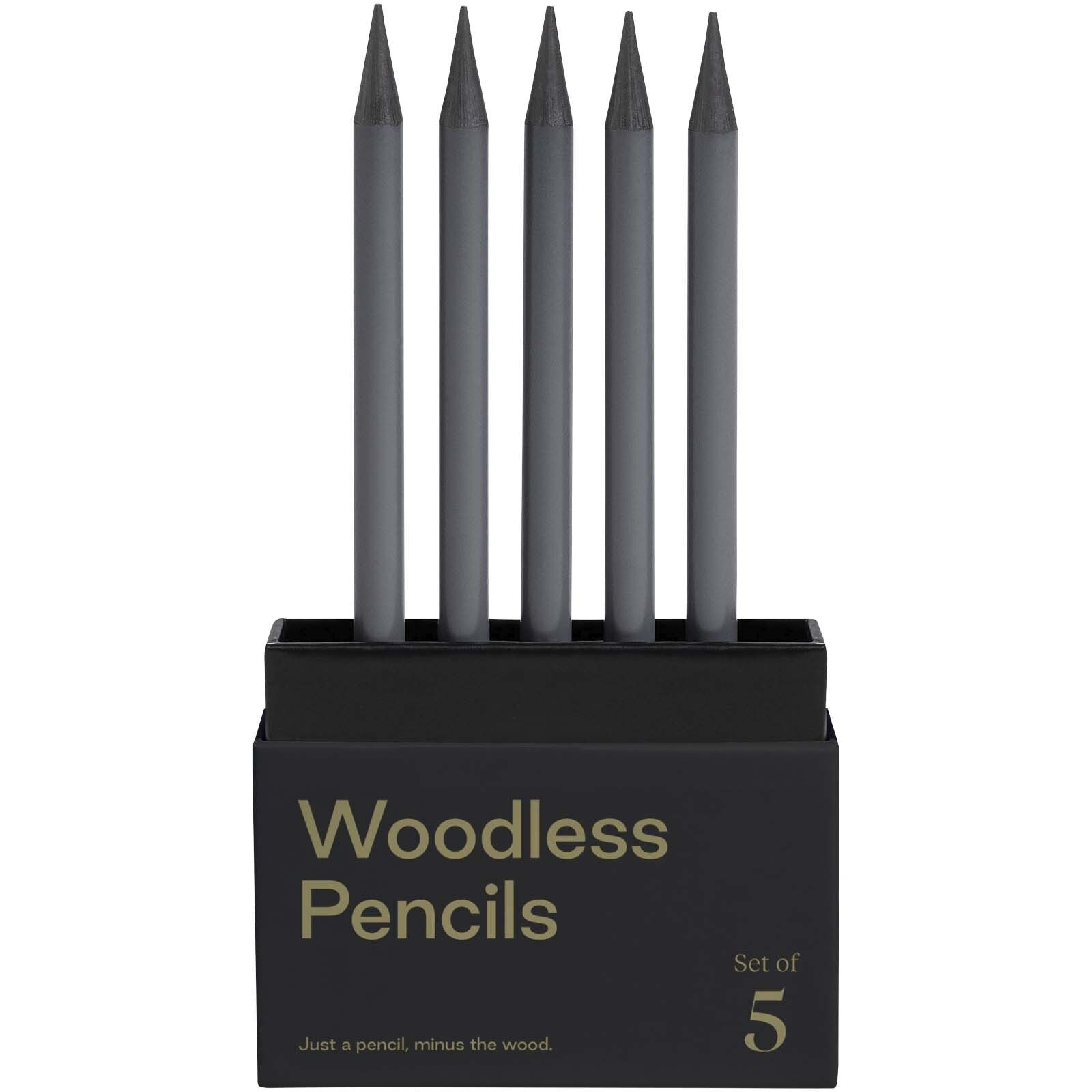 Karst 5er-Pack 2B holzlose Graphitstifte - grau-599