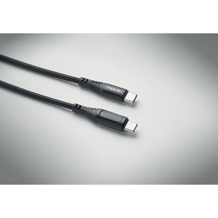 100W Ladekabel Typ-C TYPSO - schwarz-471