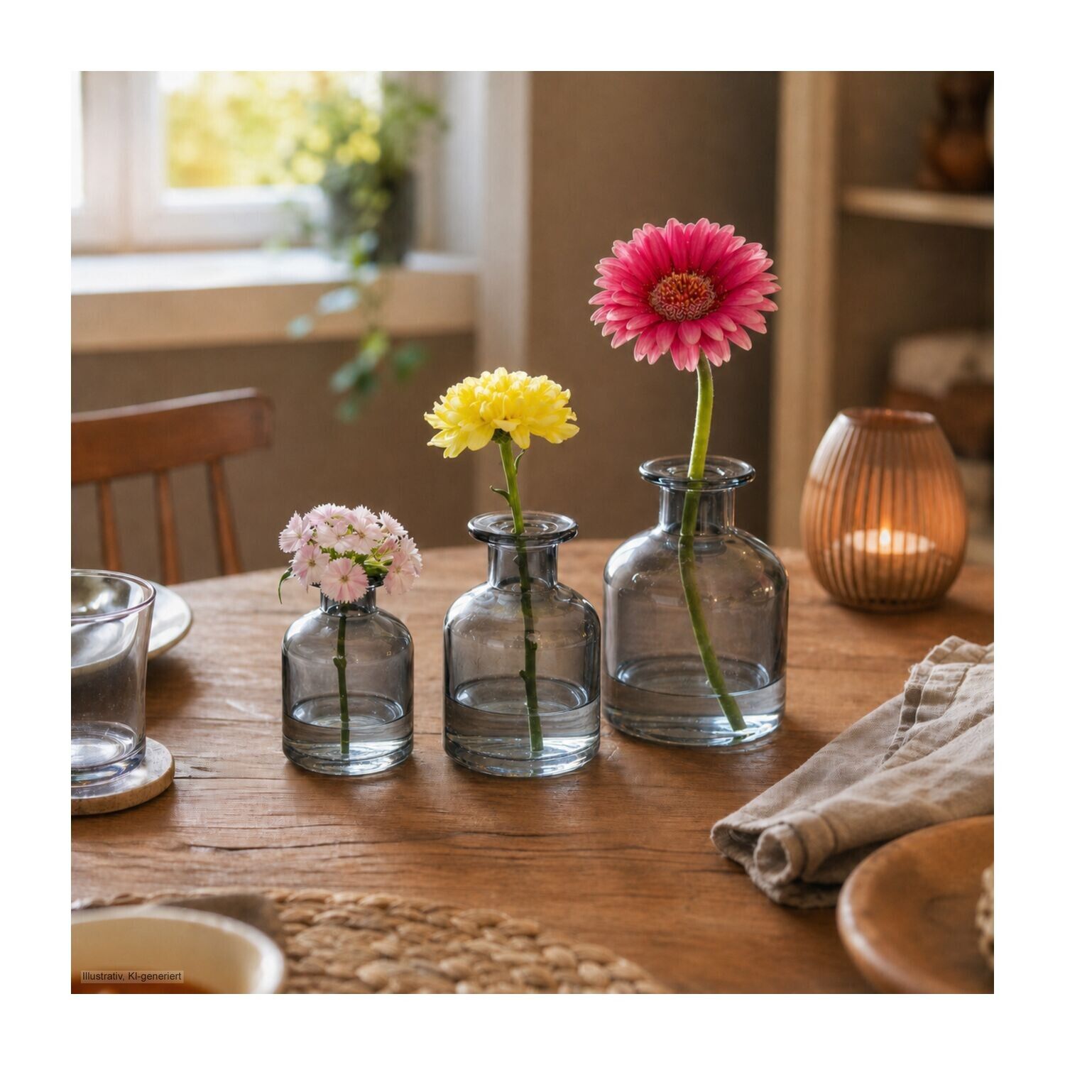 ROMINOX® 3er Vasen-Set Flora-379