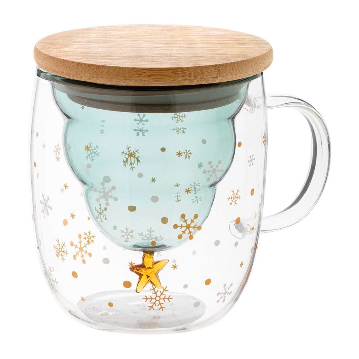 Honkapuu Weihnachtstasse - transparent - natur-116