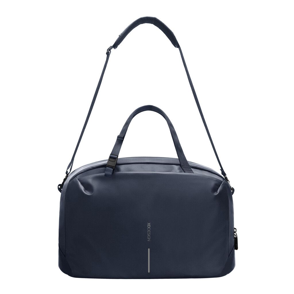 Urban wasserabweisende Wochenendtasche - navy blau-89