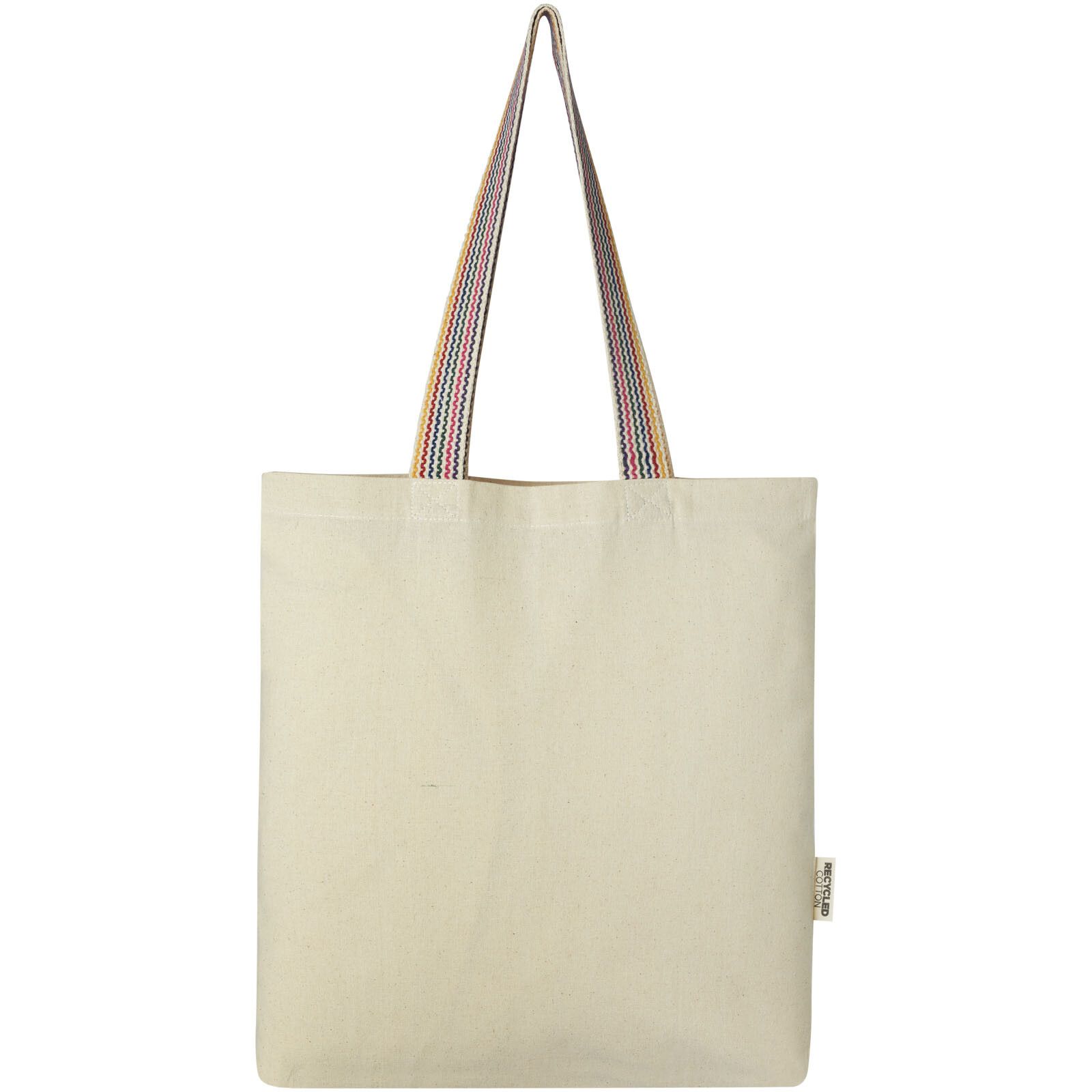 Rainbow 180 g/m² recycelte Tragetasche 5L - natur-974