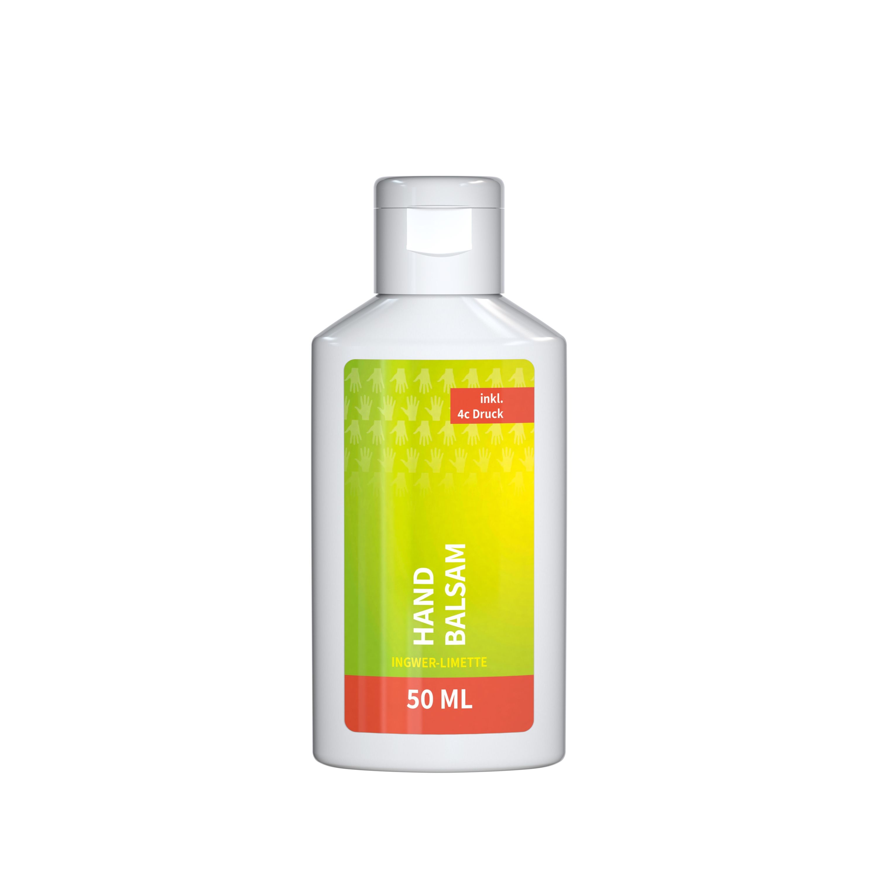 50 ml Flasche Handbalsam Ingwer-Limette Body Label-876