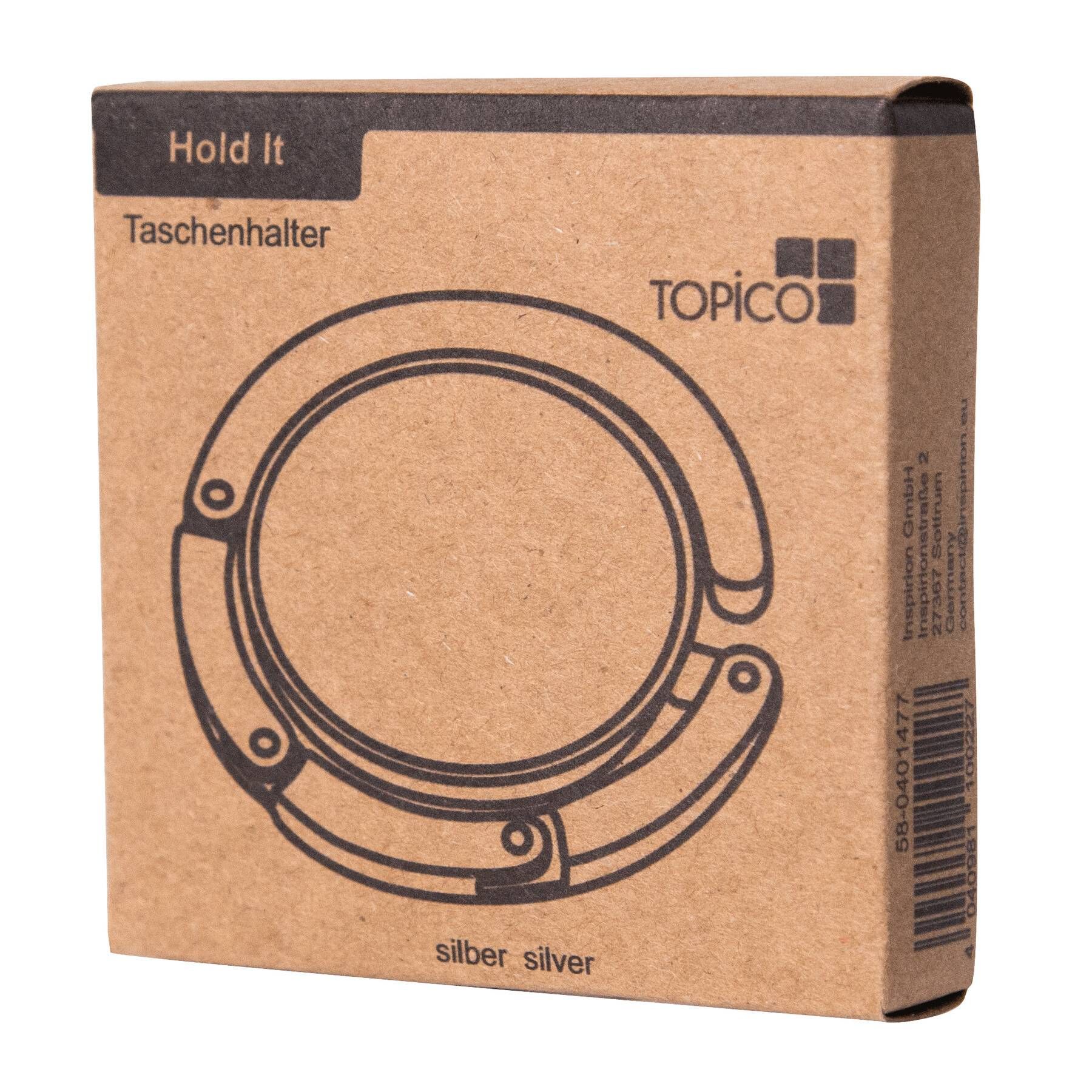 Taschenhalter HOLD IT - silber-289