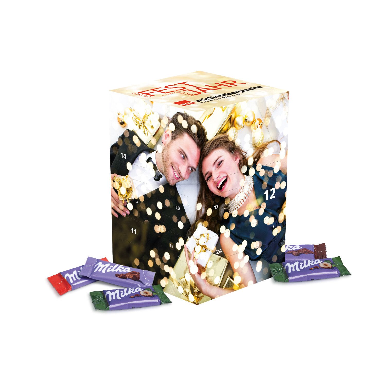 Adventskalender Cube "XL" mit Milka Schokolade-485