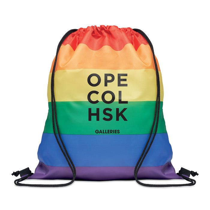Beutel mit Kordelzug RPET BOW - multicolour-230