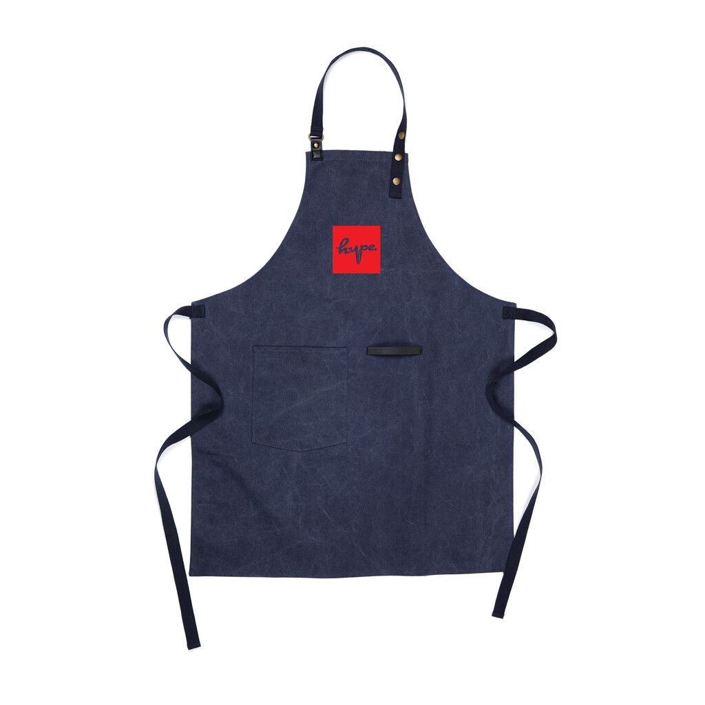 VINGA Tome Schürze aus GRS recyceltem Canvas - navy blau-190