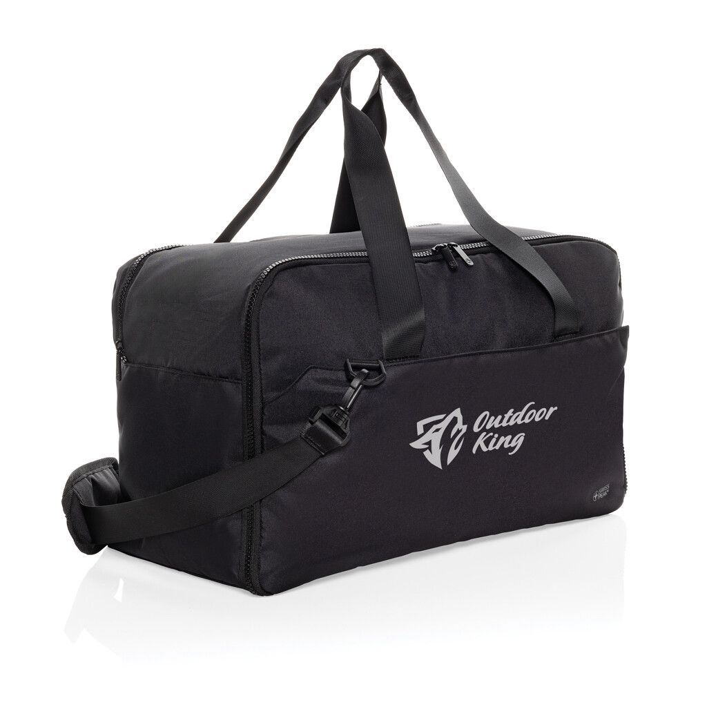 Swiss Peak Aware™ RPET 15,6" Laptop-Wochenendtasche - schwarz-136