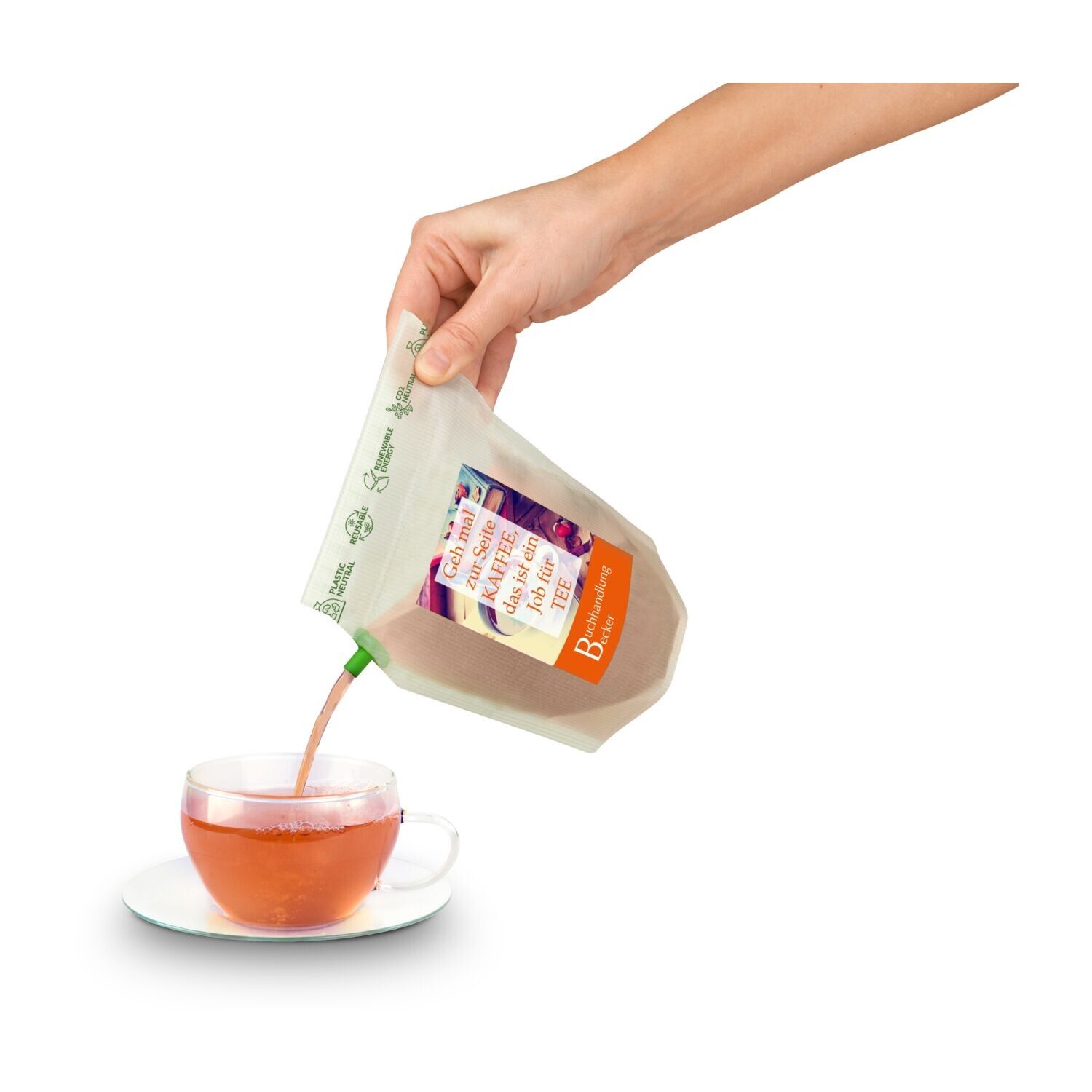 Oster-Tee Tasty Berry - Frohe Ostern Packpapierhase-497