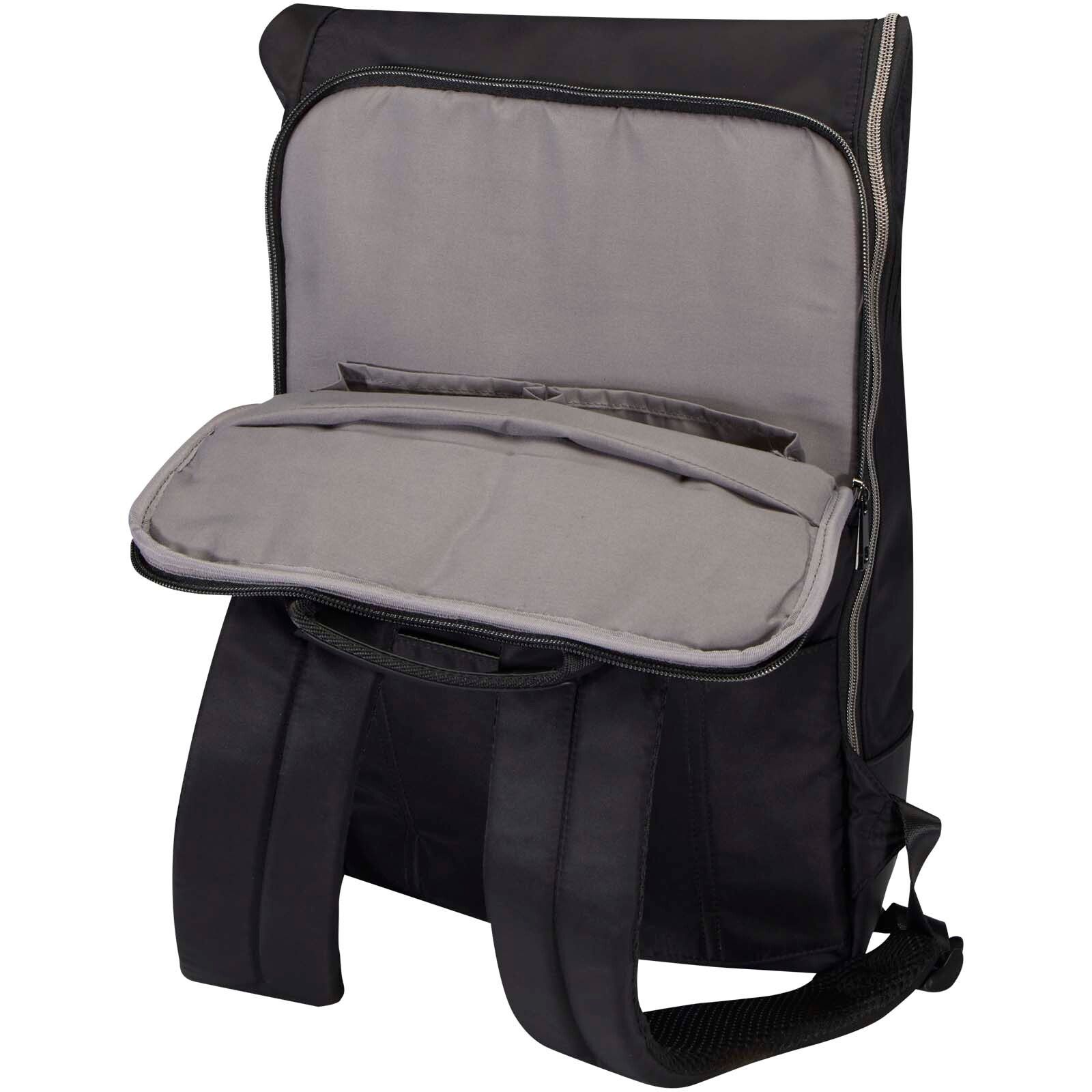 Rhine 15" Rolltop-Rucksack aus recyceltem GRS-Material 18 L - schwarz-913
