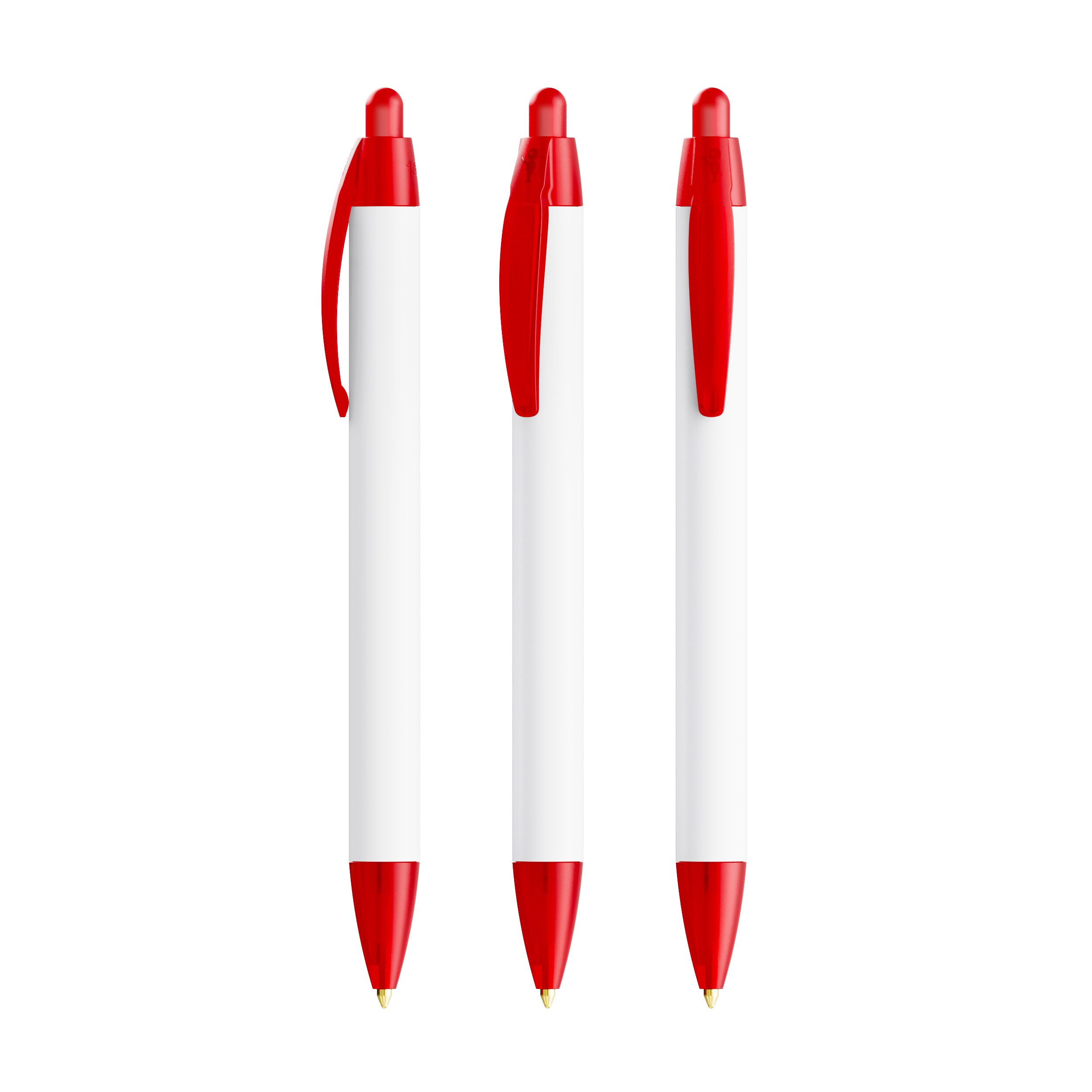 BIC® Wide Body Ecolutions® ballpen, Mine blau - gefrostetes rot-123