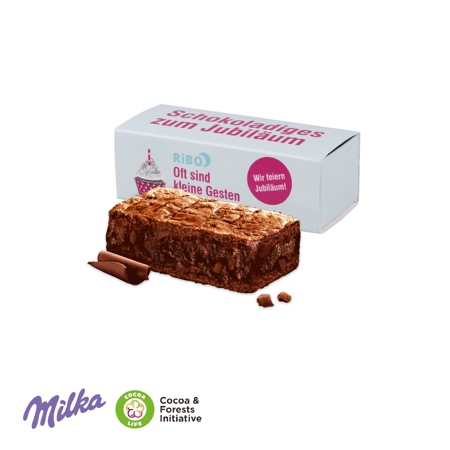 Milka Mini Kuchen Choco Brownie 25g in Werbebox-588