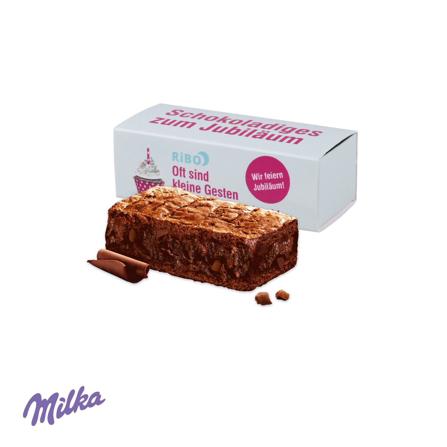 Milka Mini Kuchen Choco Brownie 25g in Werbebox-588