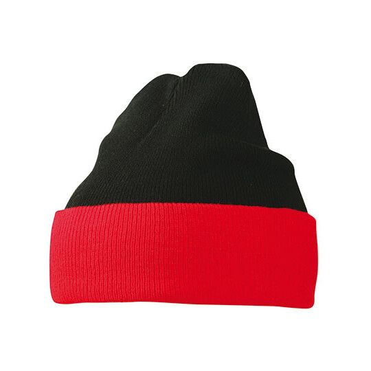 black - red