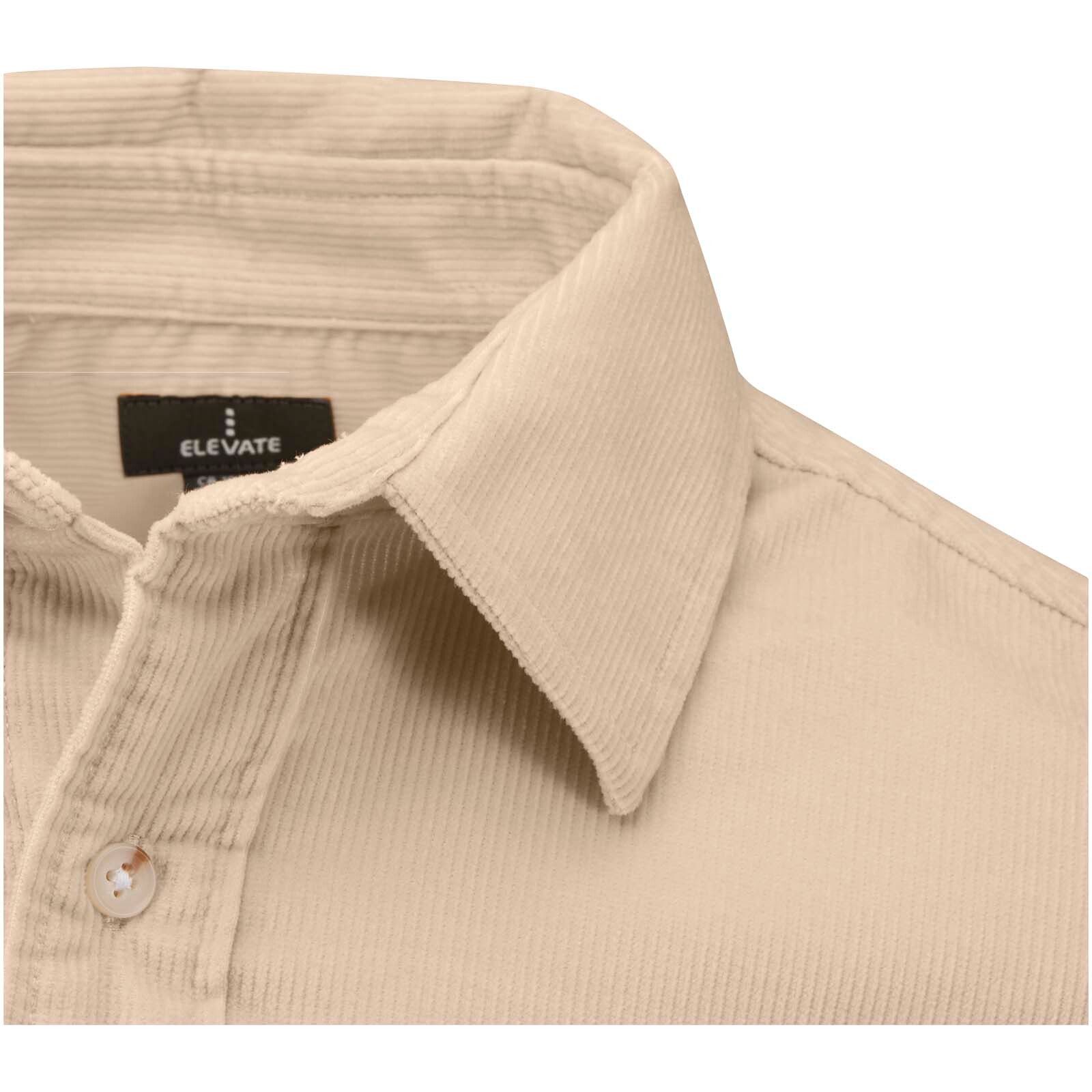 Alum 252 g/m² Hemd aus Cord  - oatmeal-135