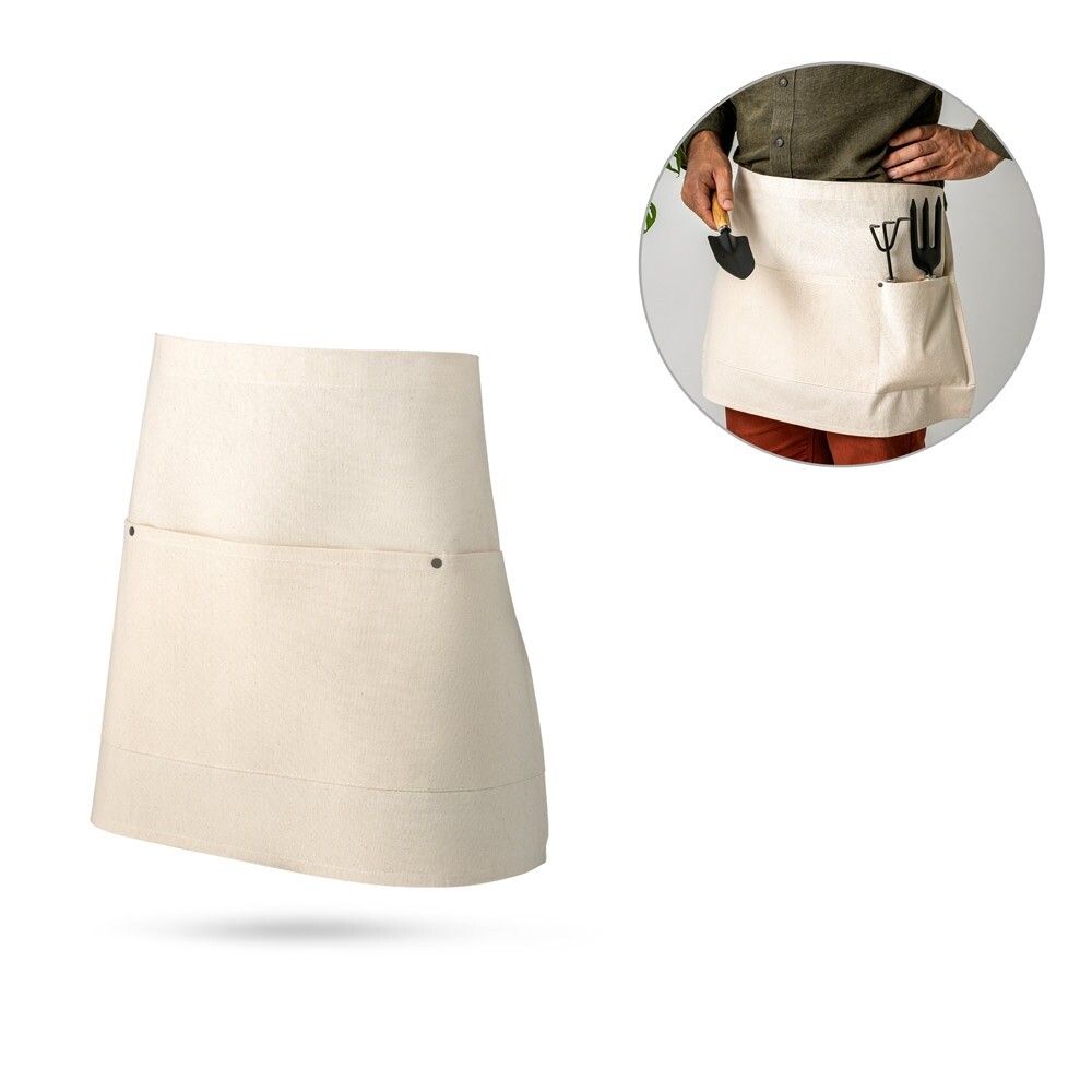 CHICORY Mehrzweckschürze aus Baumwoll-Canvas (260 g/m²) - natur-815