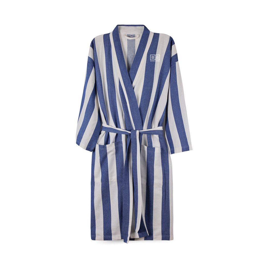 VINGA Ornos GRS Hamam-Bademantel L/XL - blau-141