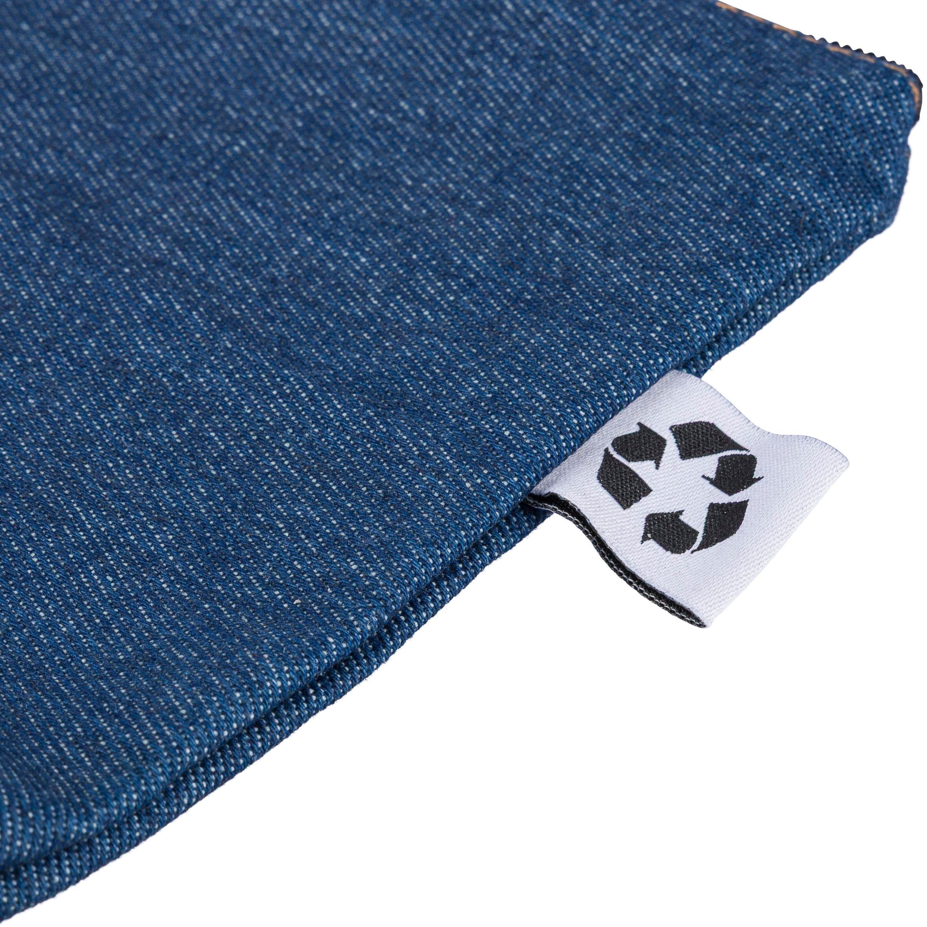 Kosmetiktasche aus recyceltem Denim Orin - blau-379