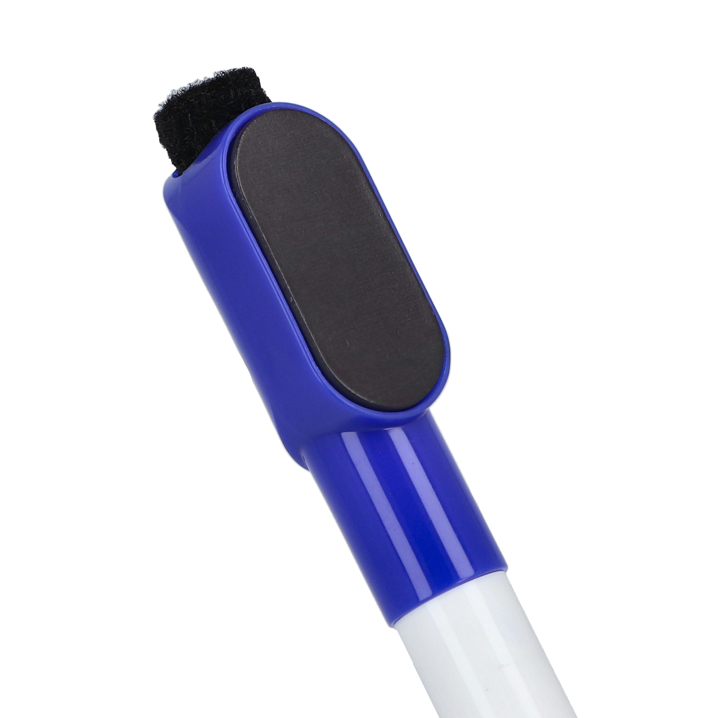 Whiteboard-Marker mit Magnet und Wischer - blau-784
