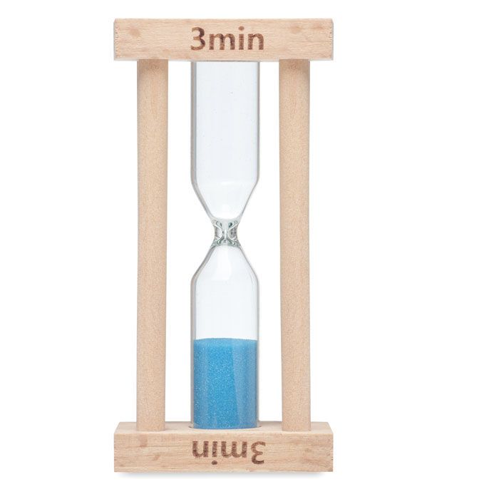 Sanduhr 3 min CI - holz-501