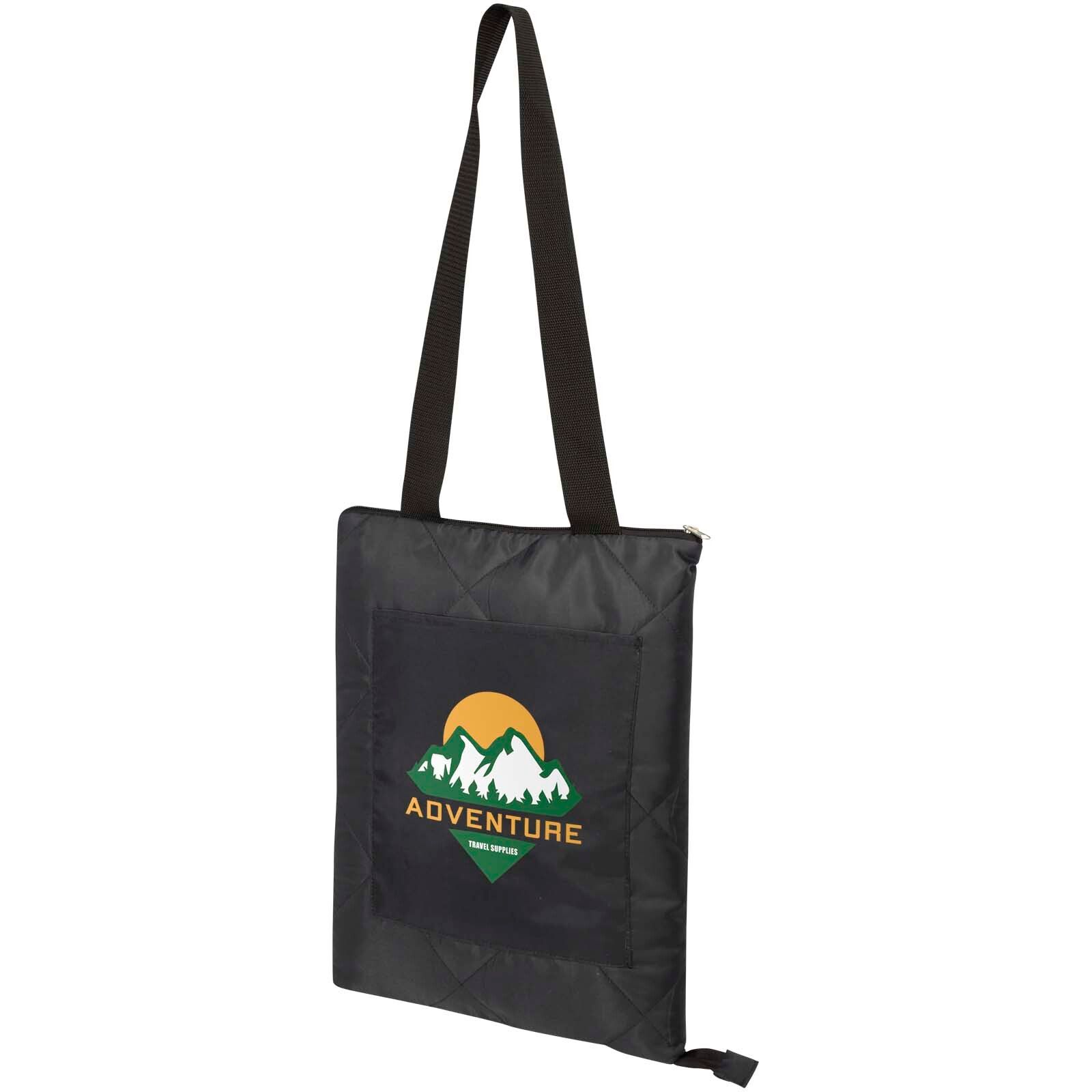 Clary Picknickdecke aus Recyceltem GRS-Polyester - schwarz-366