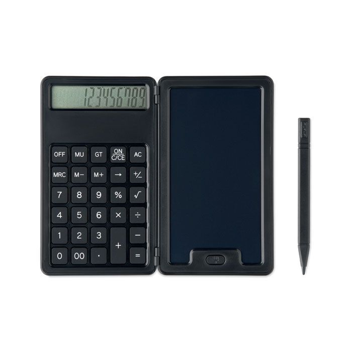 Taschenrechner mit LCD-Tafel CLERK - schwarz-62