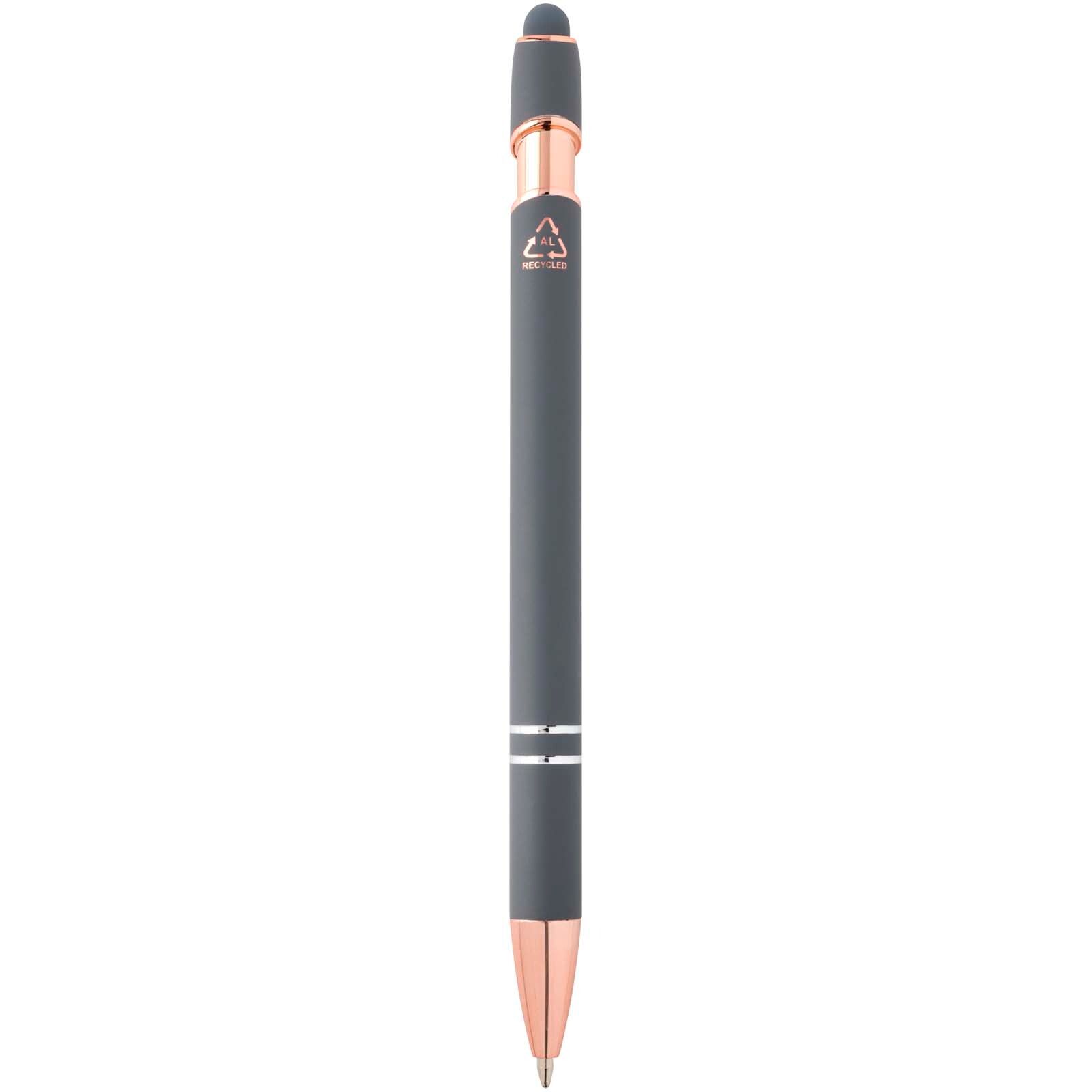 Nanna Kugelschreiber mit Roségold Finish  - dämmergrau-748