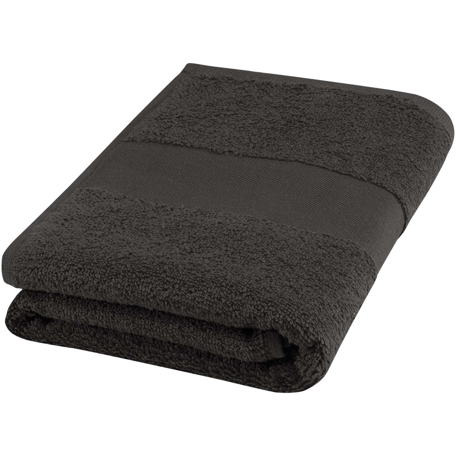 Charlotte 450 g/m² Baumwollhandtuch 50 x 100 cm - anthrazit-380
