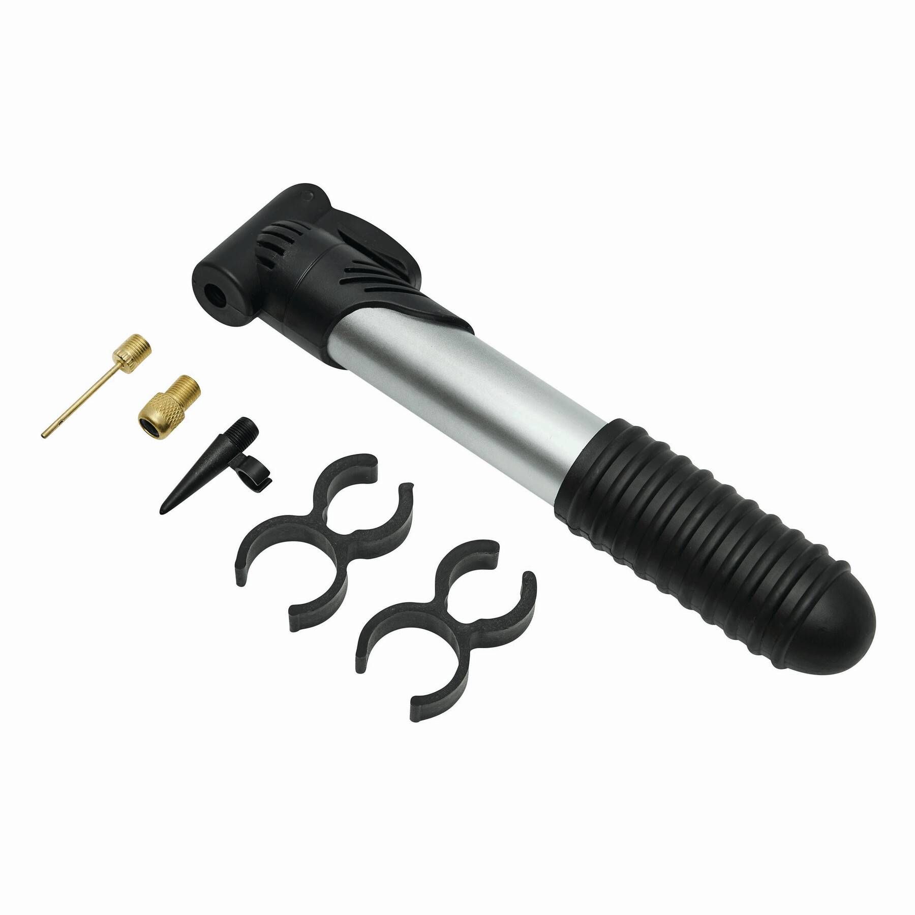 Fahrradluftpumpe AIRFLOW - schwarz - silber-608