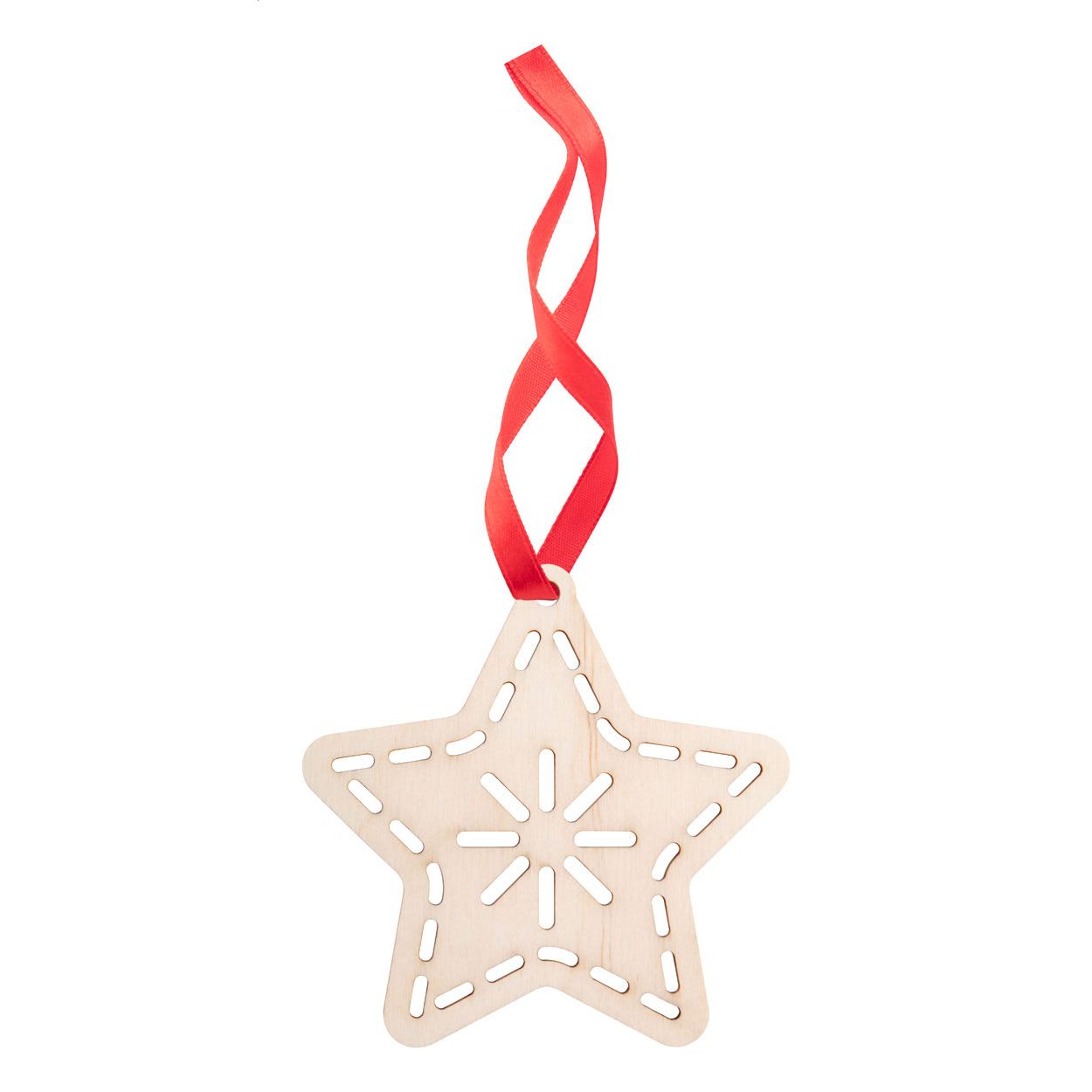 TreeCard Weihnachtskarte, Stern - natur-320