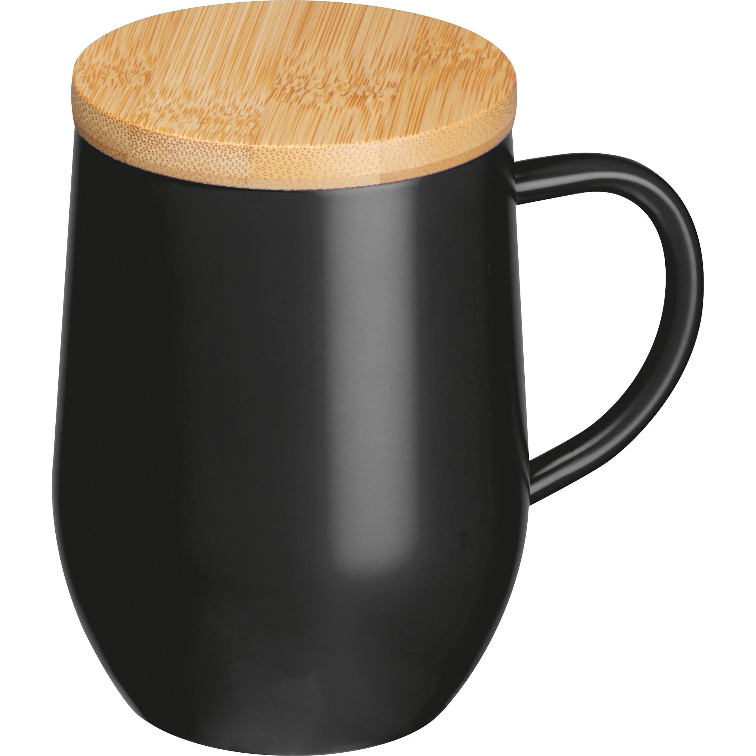 Doppelwandige Tasse, 300 ml - schwarz-931
