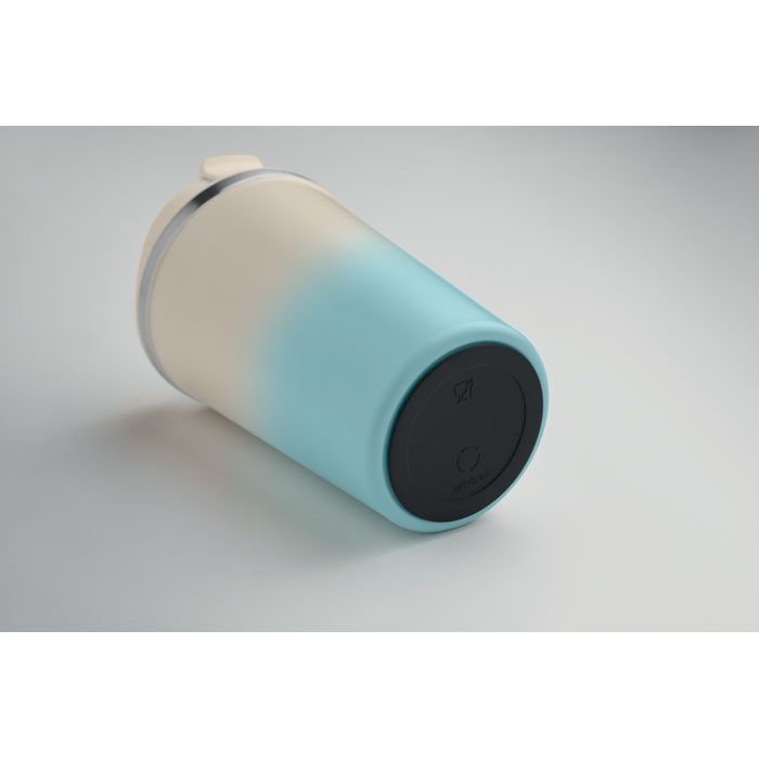 Doppelwandiger Becher 350 ml BRACE GRADIENT - babyblau-468