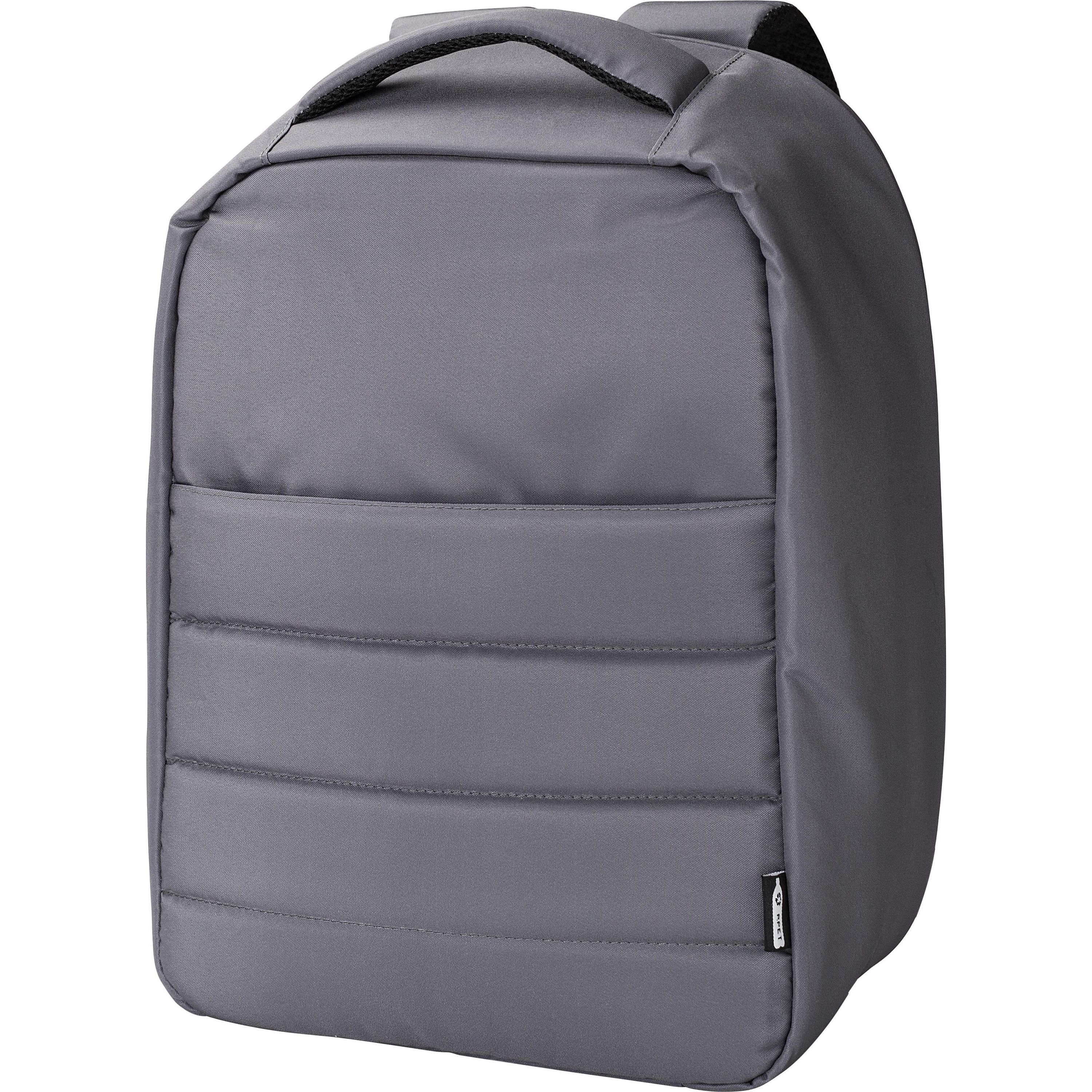 rPET-Polyester (300D) Anti-Diebstahl-Laptop-Rucksack Calliope - blau-687
