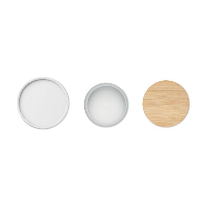Kerze im Glas 200 g KEOPS MEDIUM - weiß-651