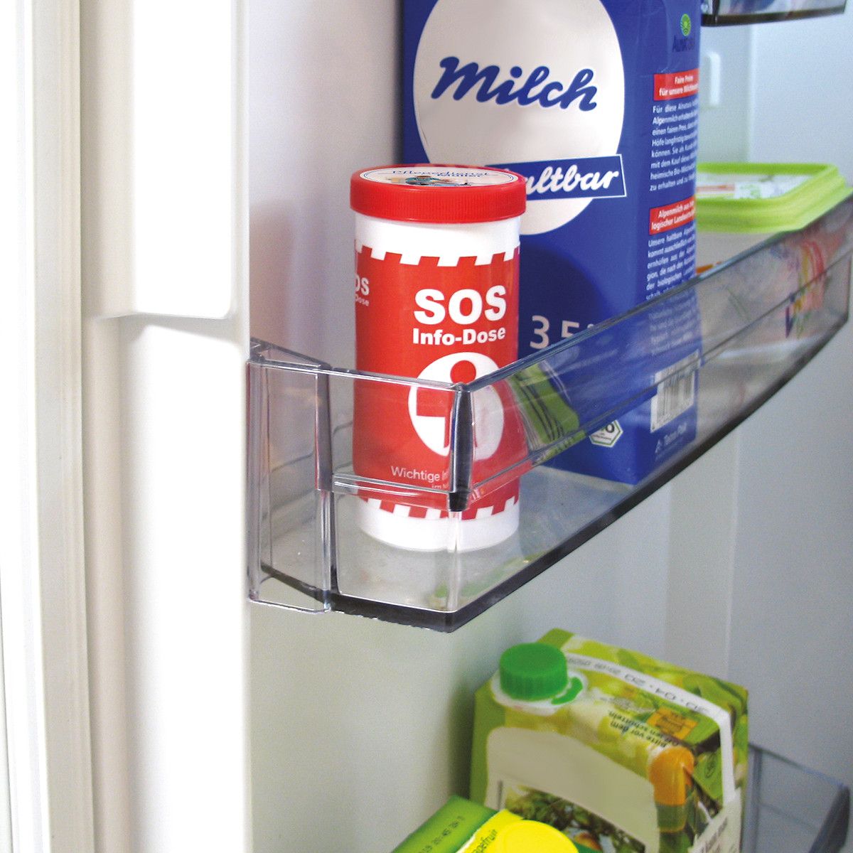SOS-Info-Dose - weiß - rot-486