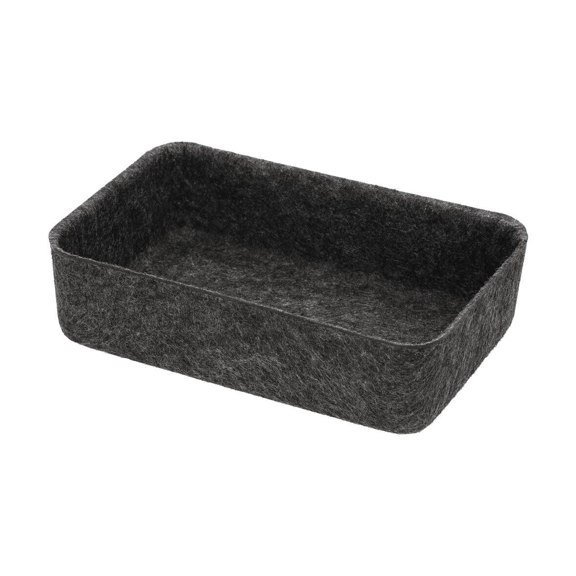 Filz-Aufbewahrungsbox Reva - grau-779