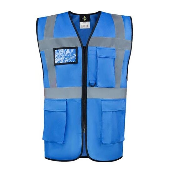 CO² Neutral Multifunctional Executive Safety Vest Hamburg - sky blue-532