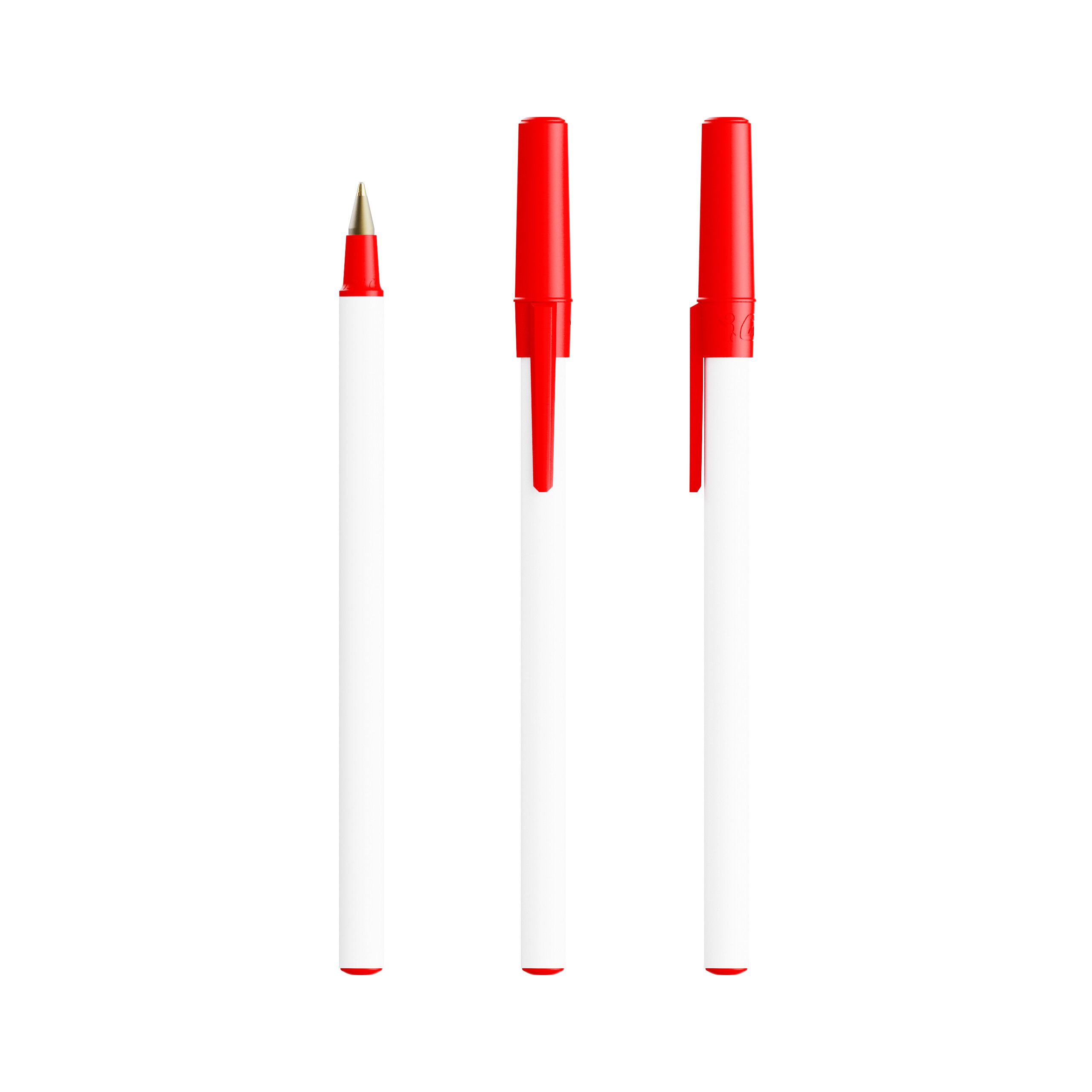 BIC® Round Stic® Ecolutions® ballpen, Mine schwarz - rot-724