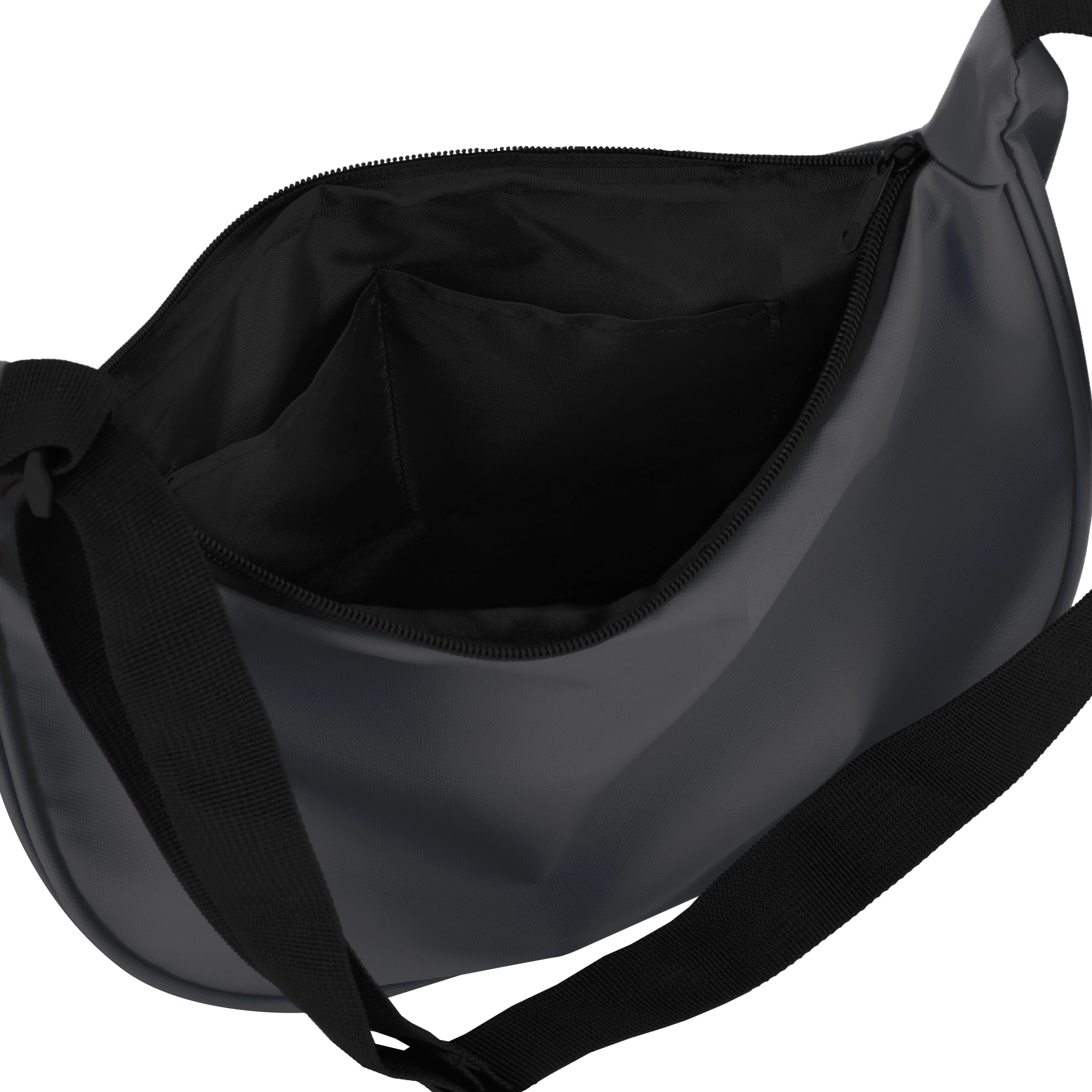 PU-beschichtete R-PET 600D Halbmond-Tragetasche - grau-571