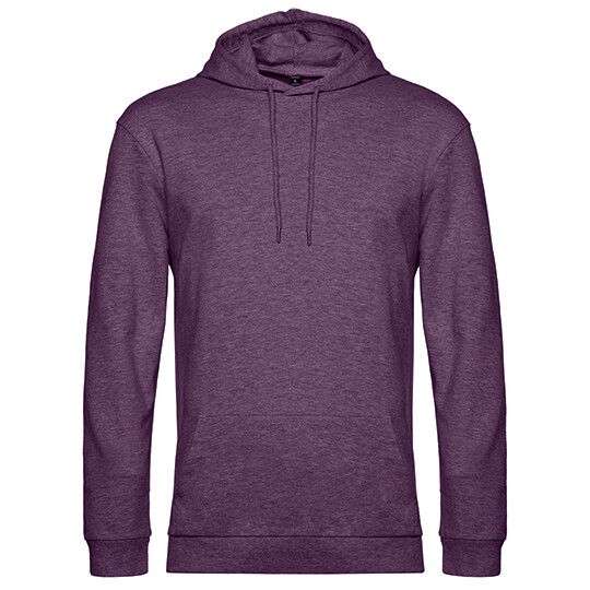 #Hoodie - heather purple - S-744