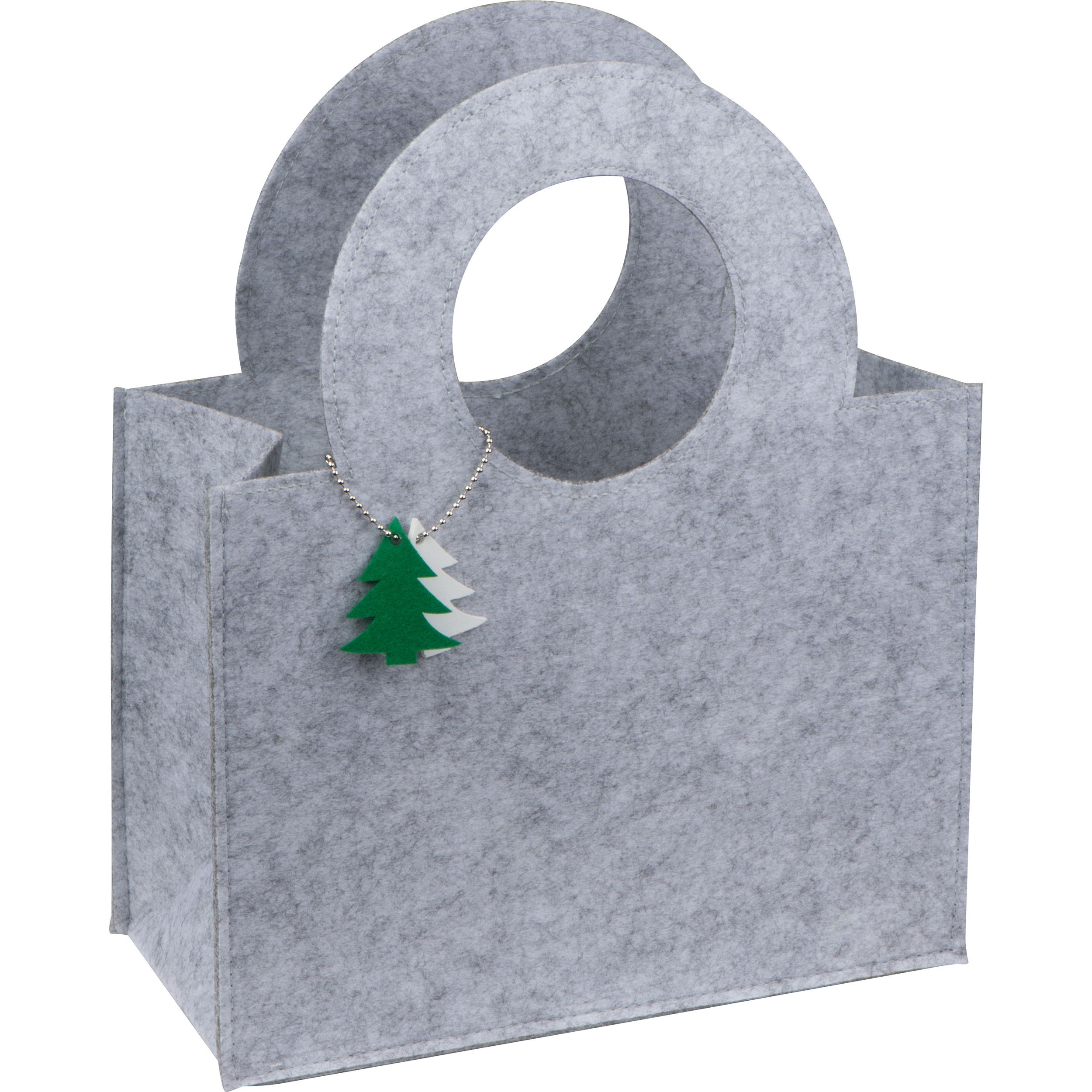 Tasche aus Filz Osorno - silbergrau-545