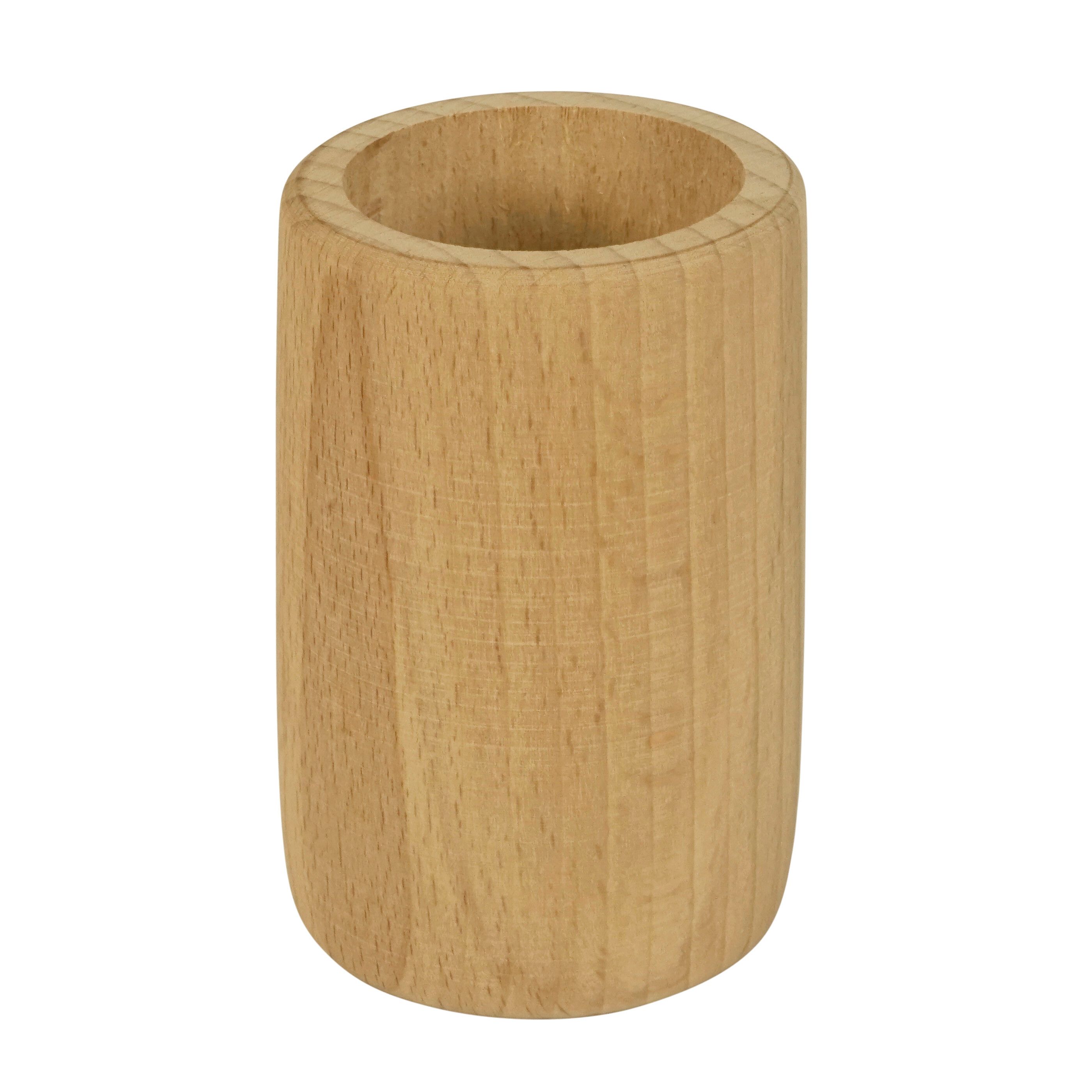 Stifteköcher Roundabout - holzfarben-10