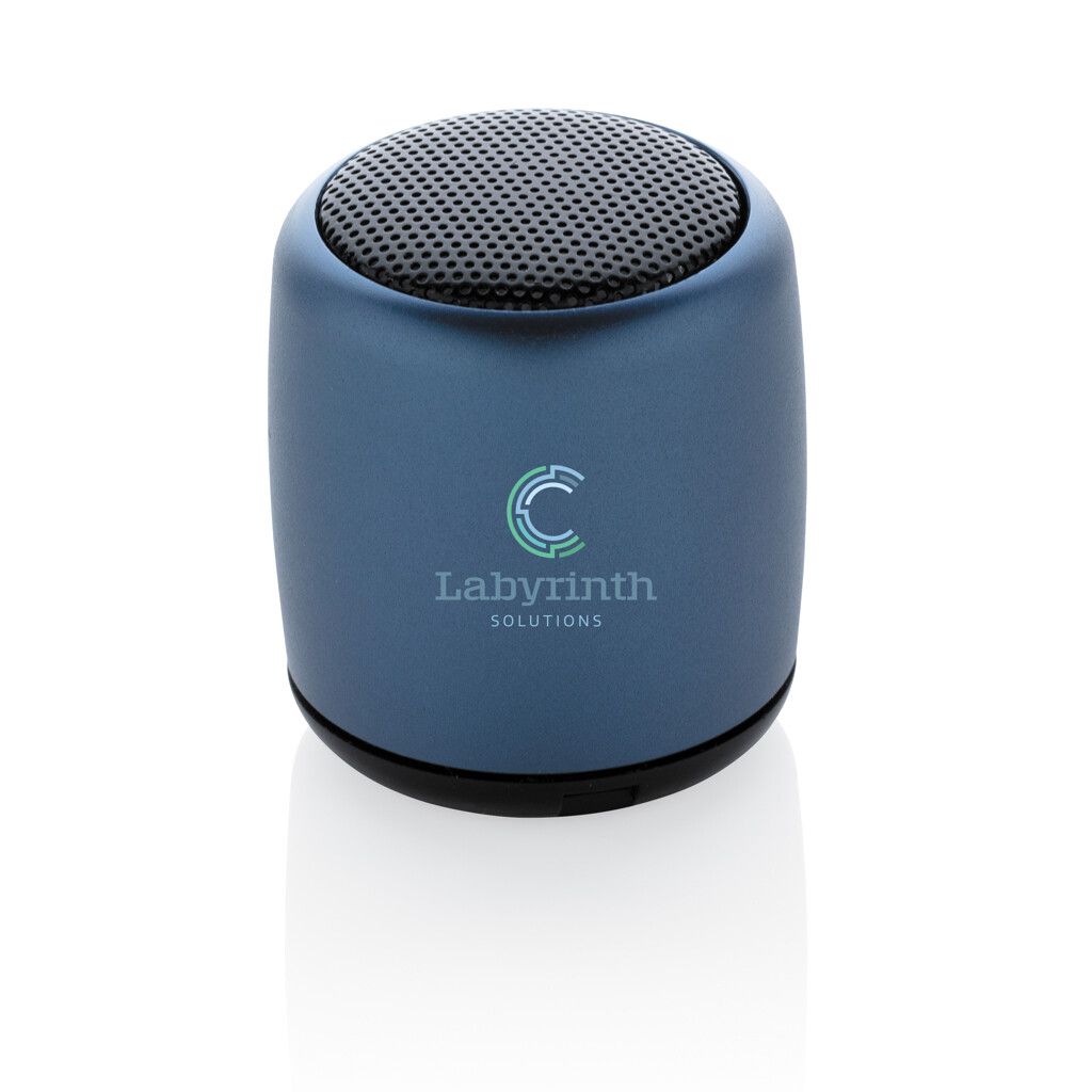 Kabelloser Mini-Lautsprecher aus Aluminium - blau-808