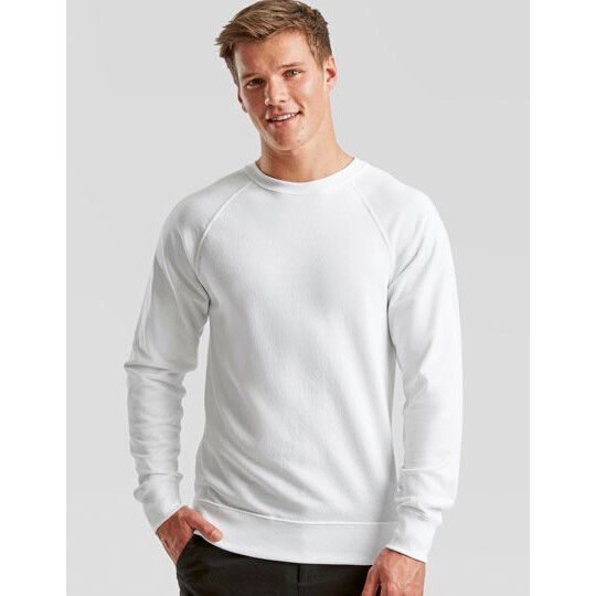 Lightweight Raglan Sweat - white-152